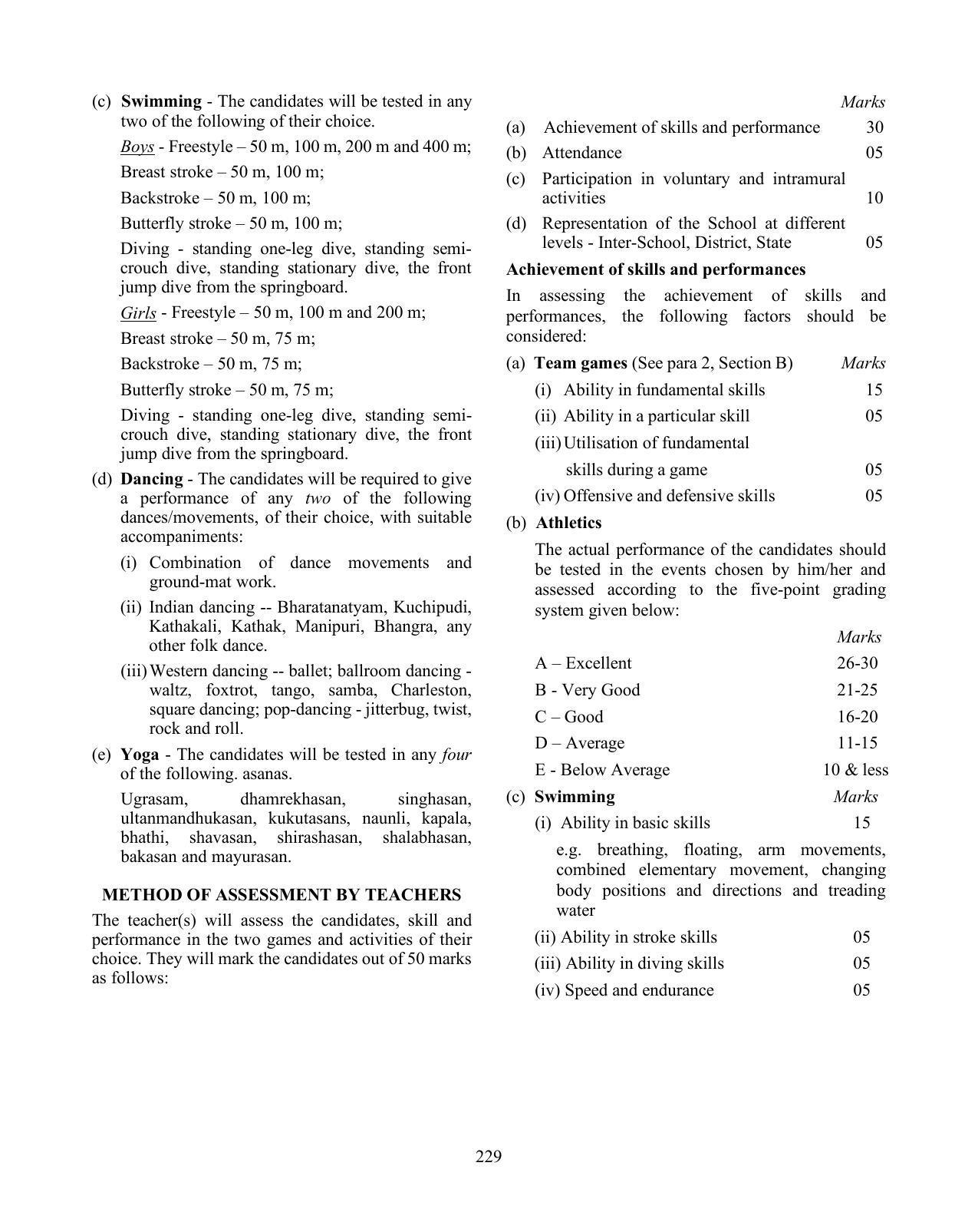 ICSE Physical Education Syllabus 2026 - Page 16