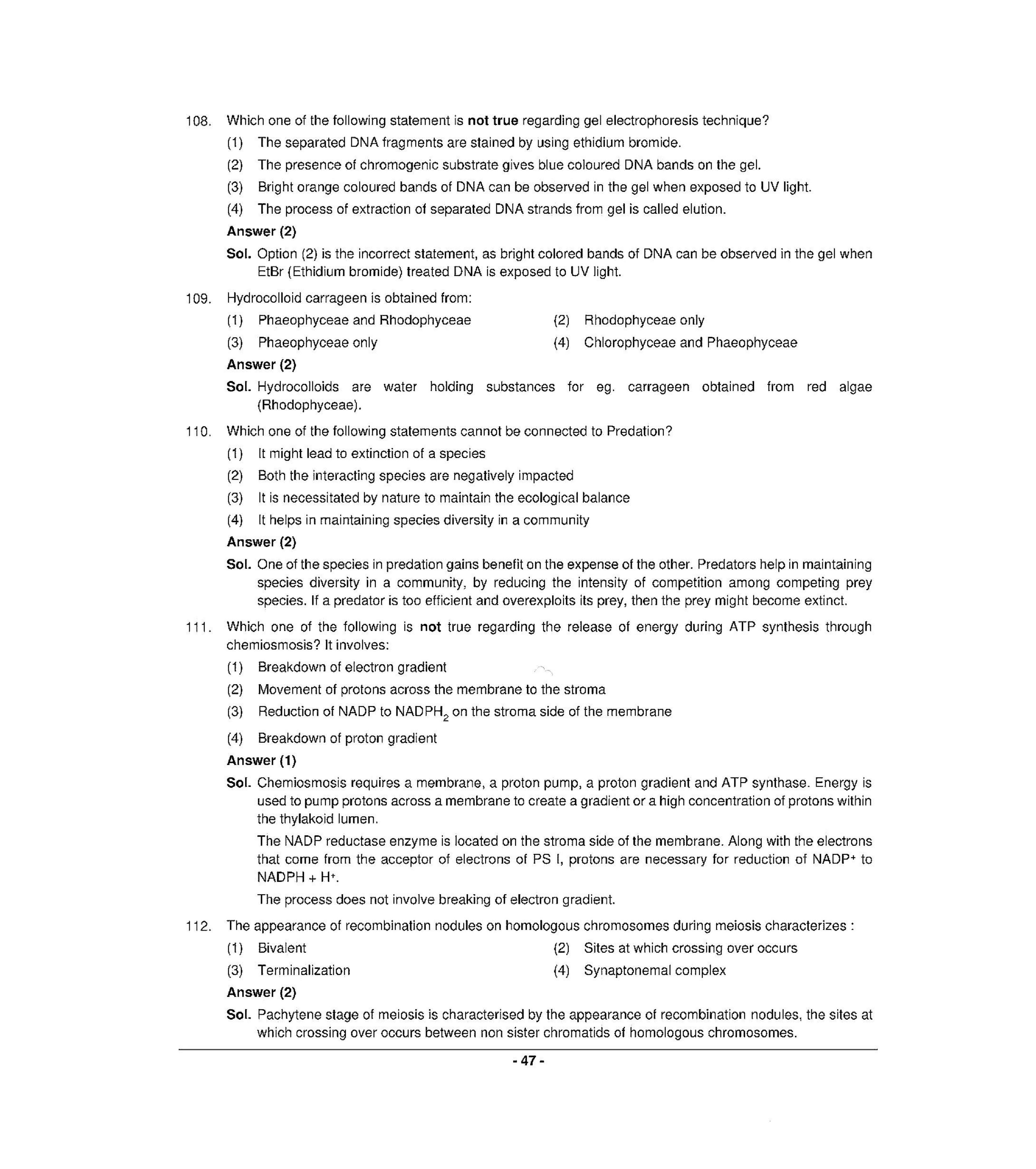 NEET T1 2021 Question Paper - Page 46