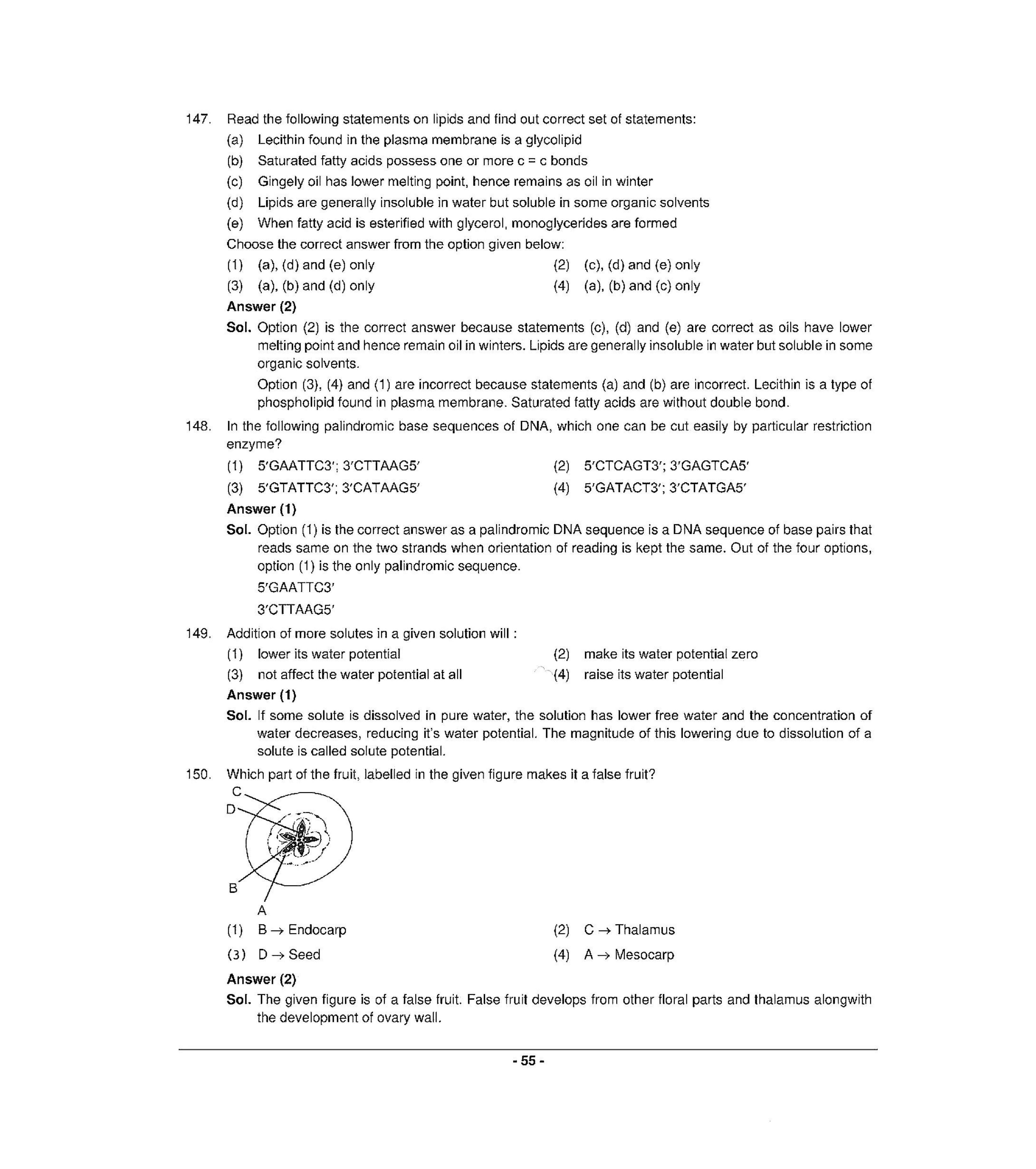 NEET T1 2021 Question Paper - Page 54