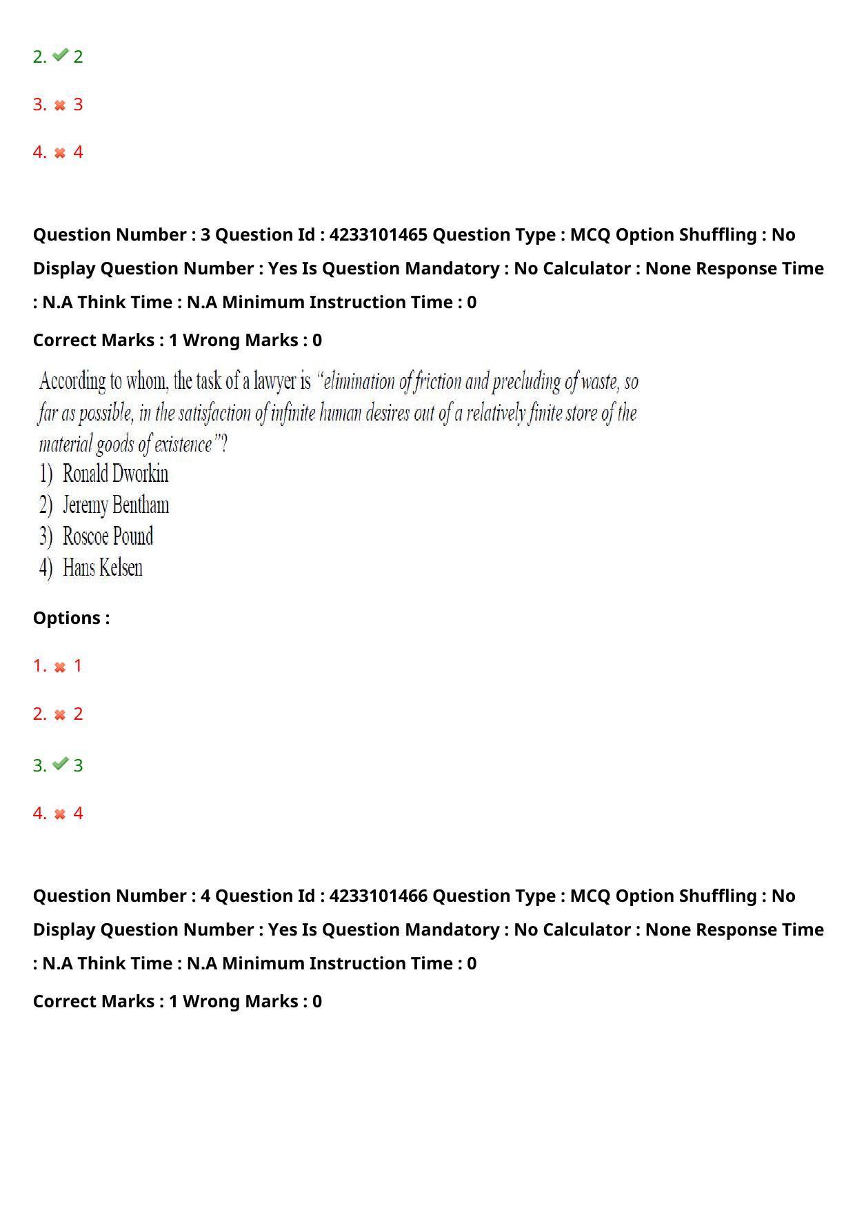 TS PGLCET 2023 LL.M Question Paper - Page 4
