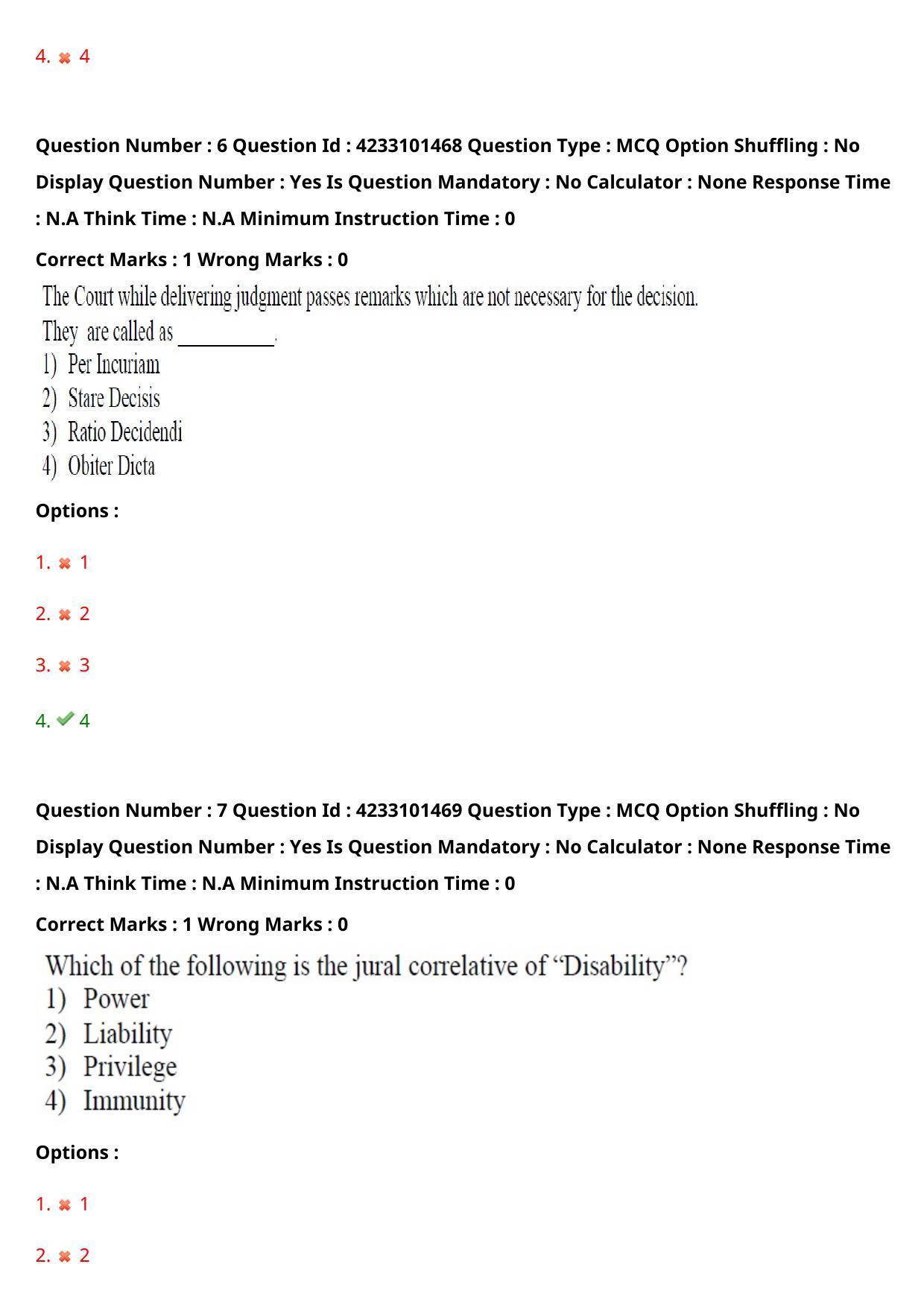 TS PGLCET 2023 LL.M Question Paper - Page 6