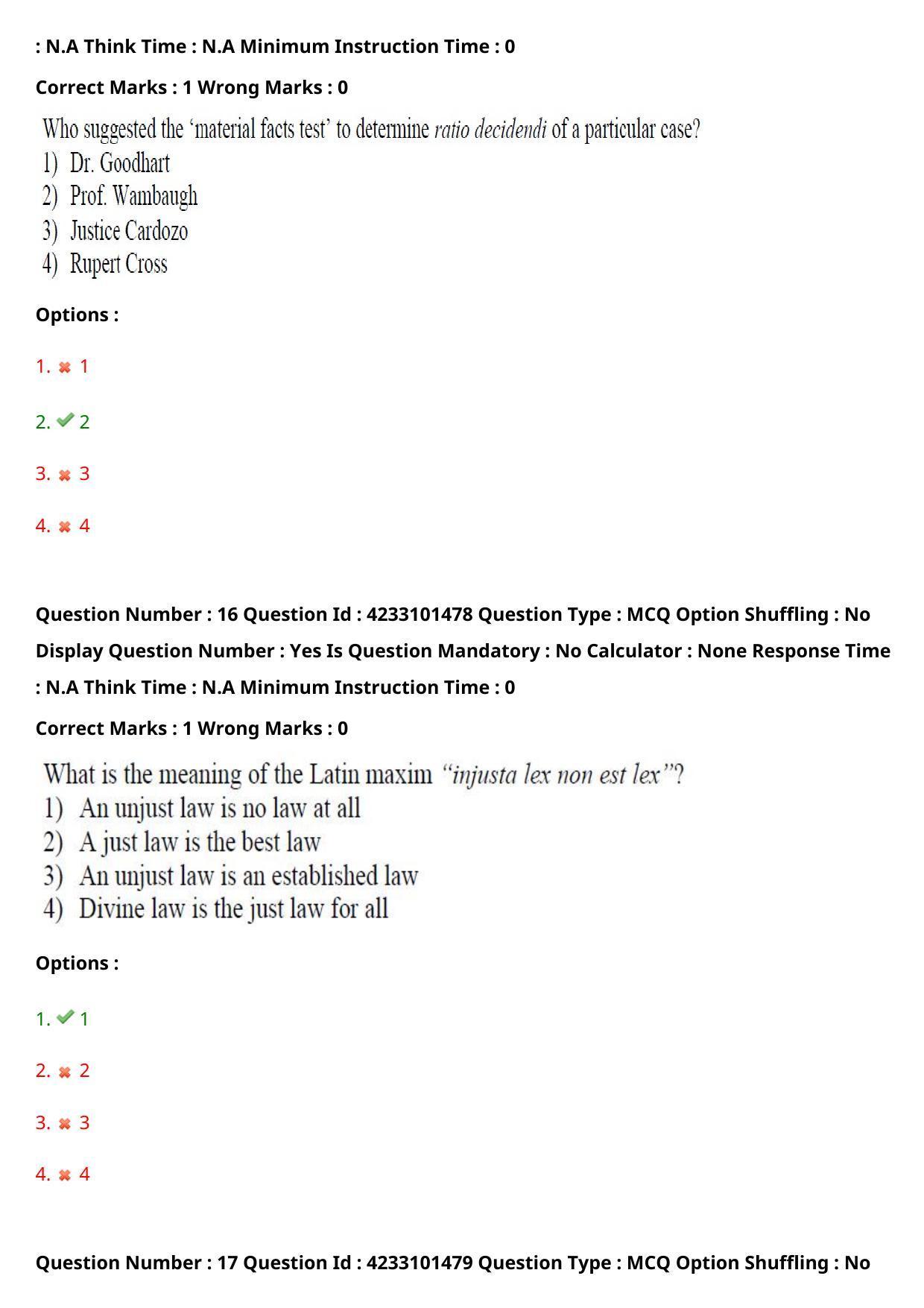 TS PGLCET 2023 LL.M Question Paper - Page 11