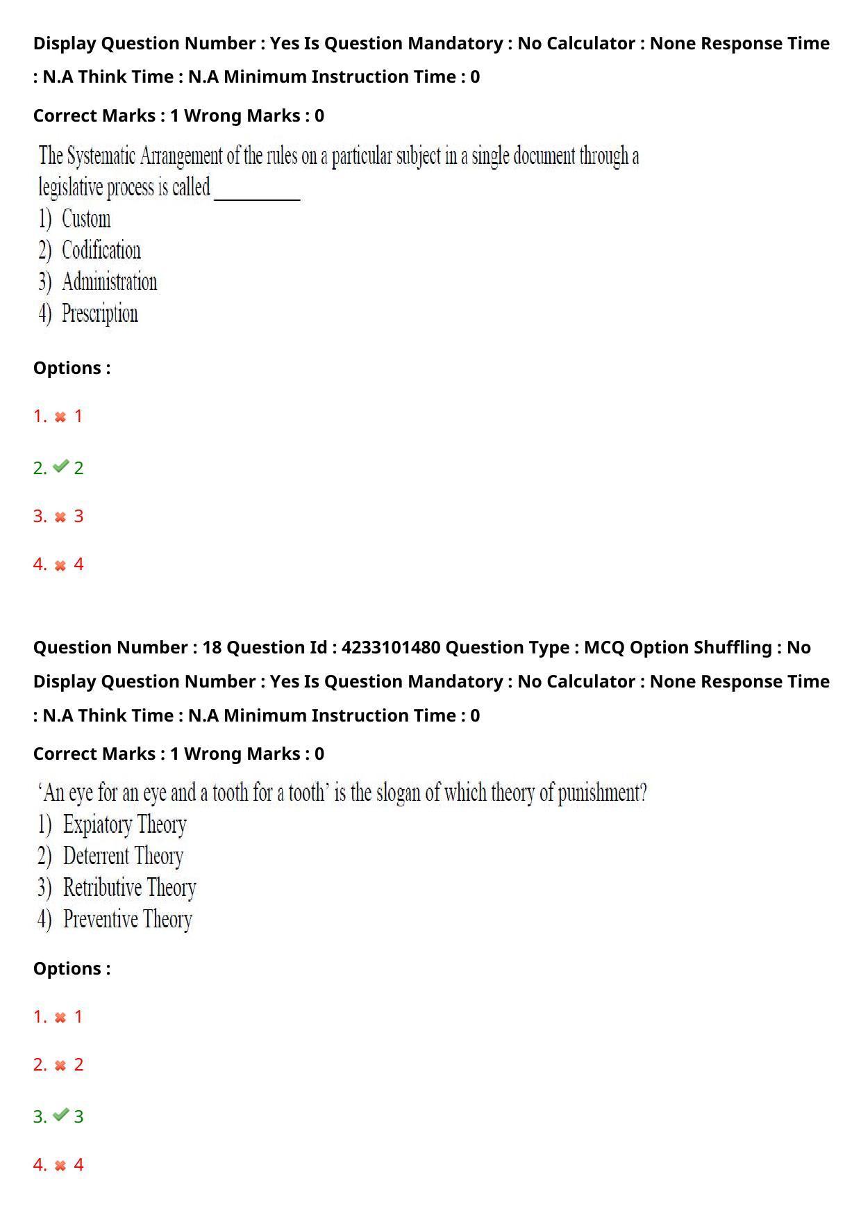 TS PGLCET 2023 LL.M Question Paper - Page 12