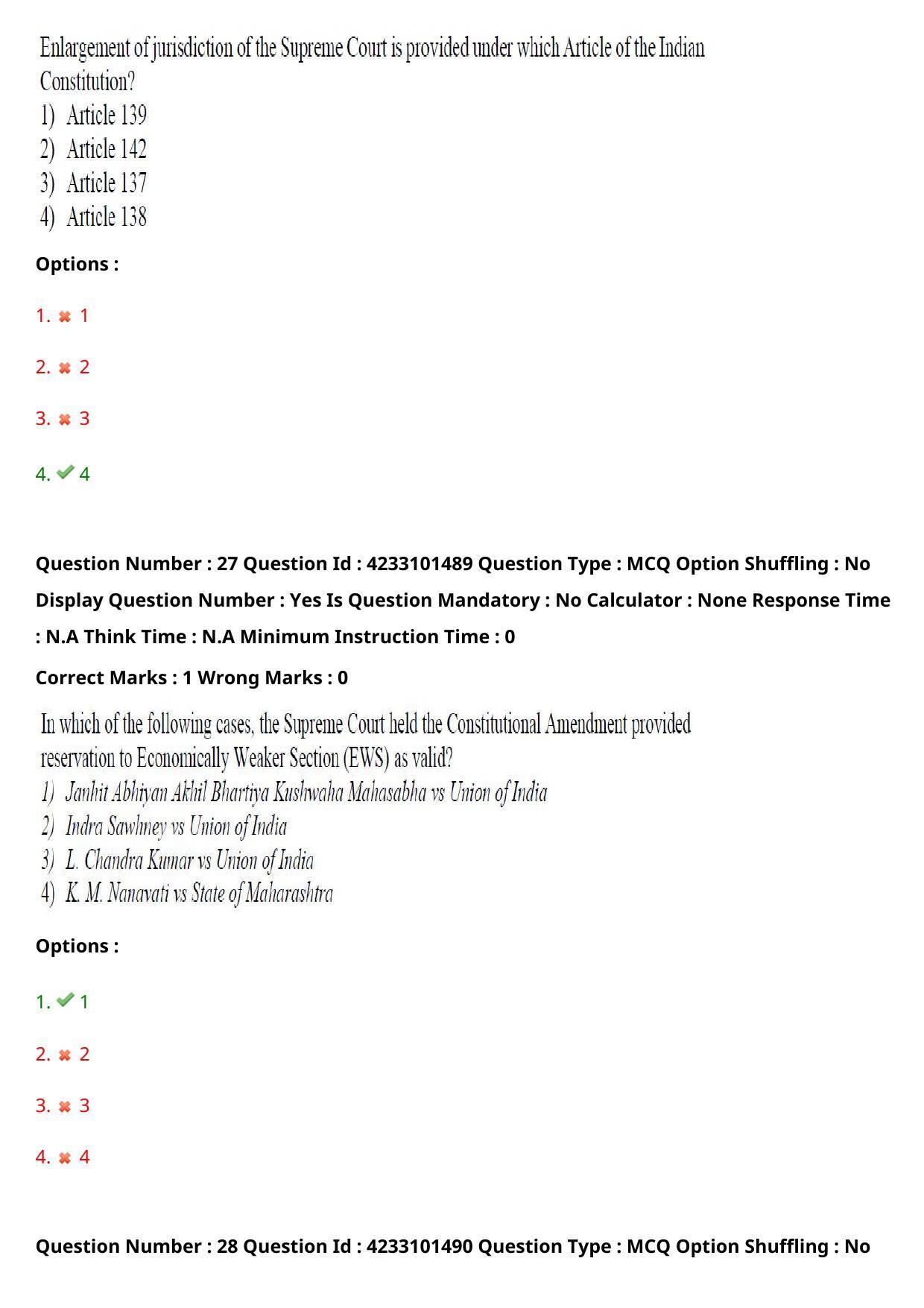 TS PGLCET 2023 LL.M Question Paper - Page 17