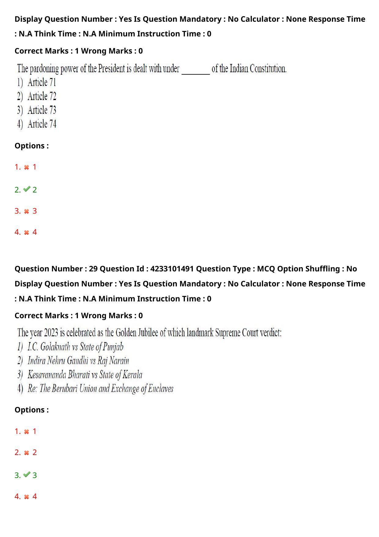 TS PGLCET 2023 LL.M Question Paper - Page 18
