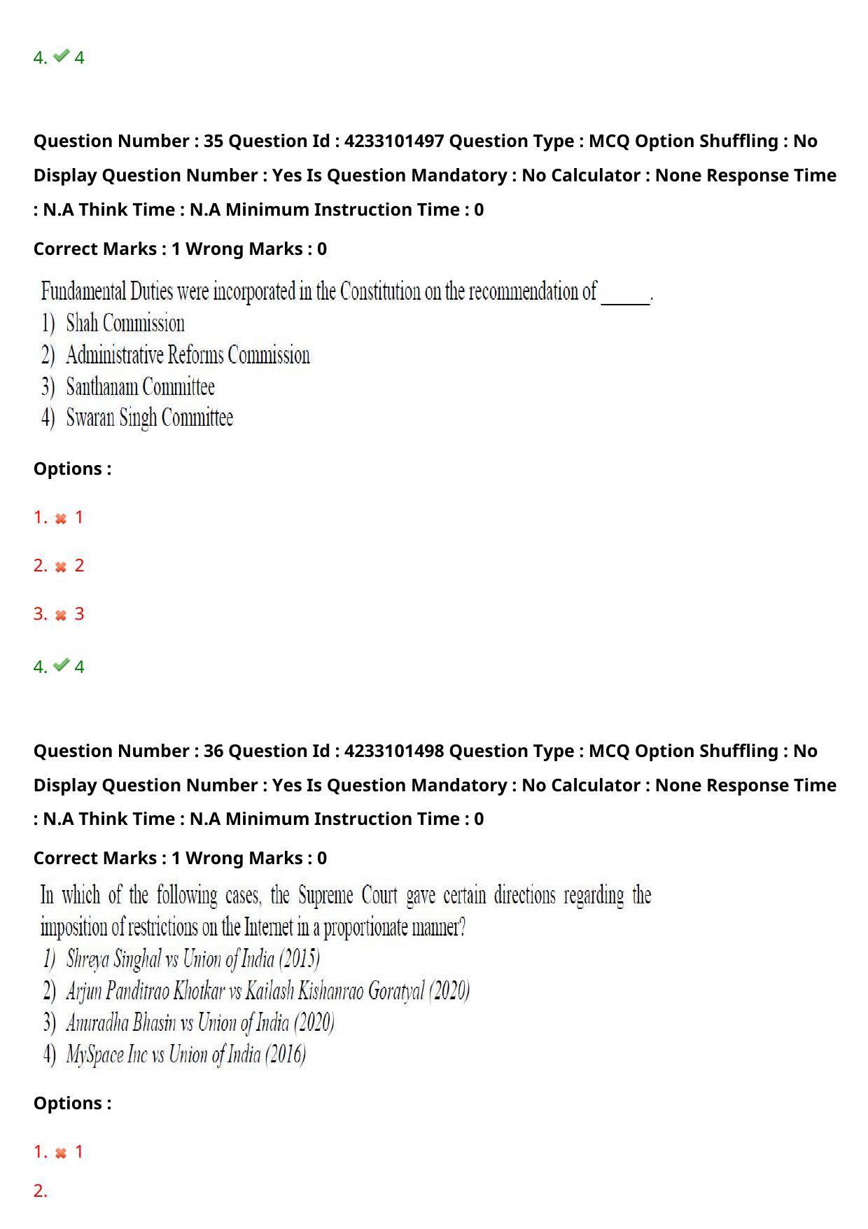 TS PGLCET 2023 LL.M Question Paper - Page 22