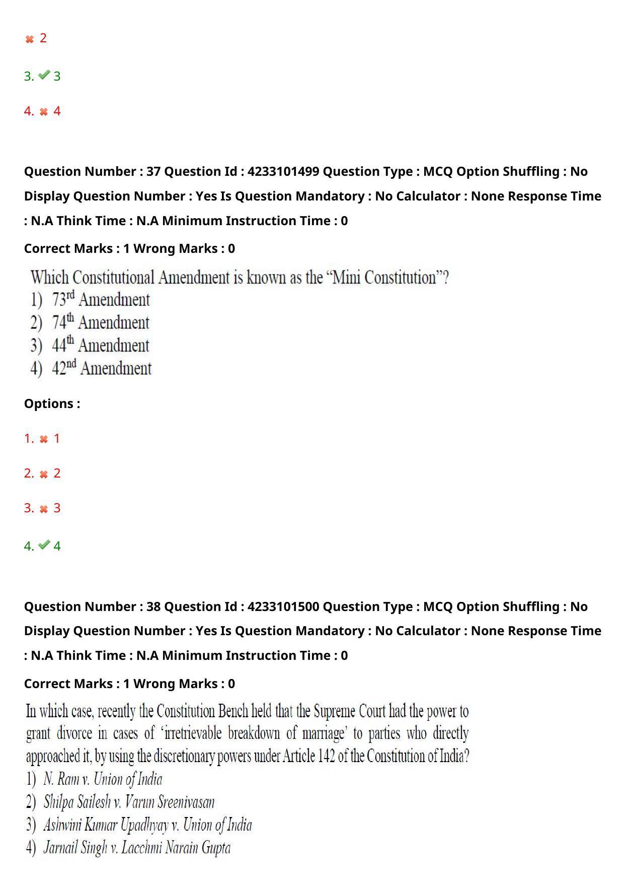 TS PGLCET 2023 LL.M Question Paper - Page 23