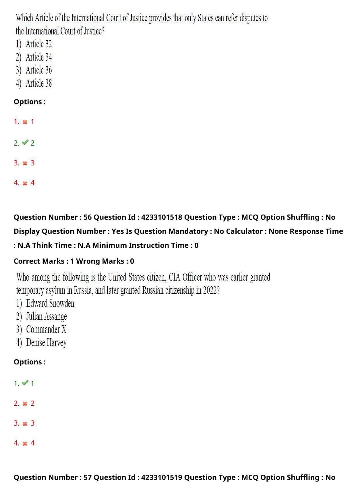 TS PGLCET 2023 LL.M Question Paper - Page 34