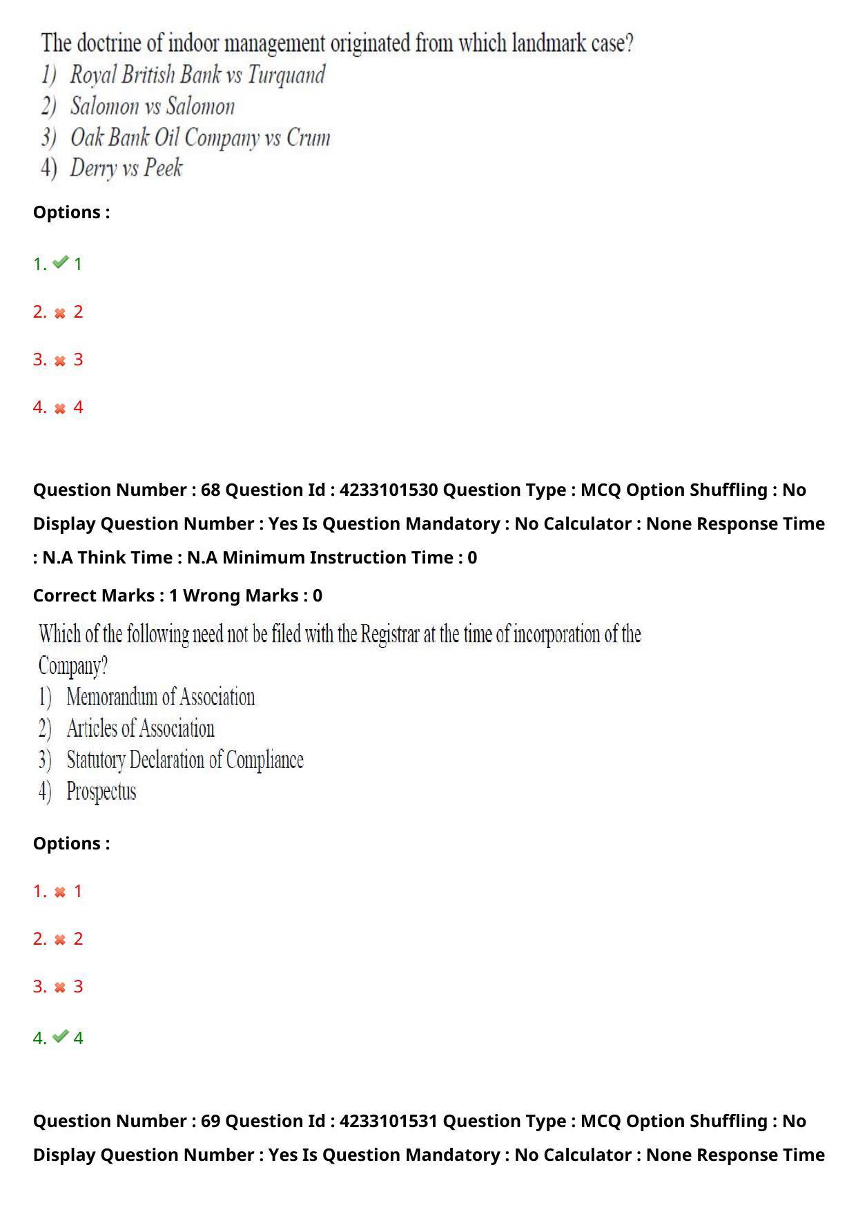TS PGLCET 2023 LL.M Question Paper - Page 41
