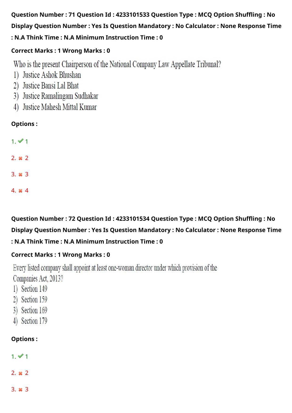 TS PGLCET 2023 LL.M Question Paper - Page 43