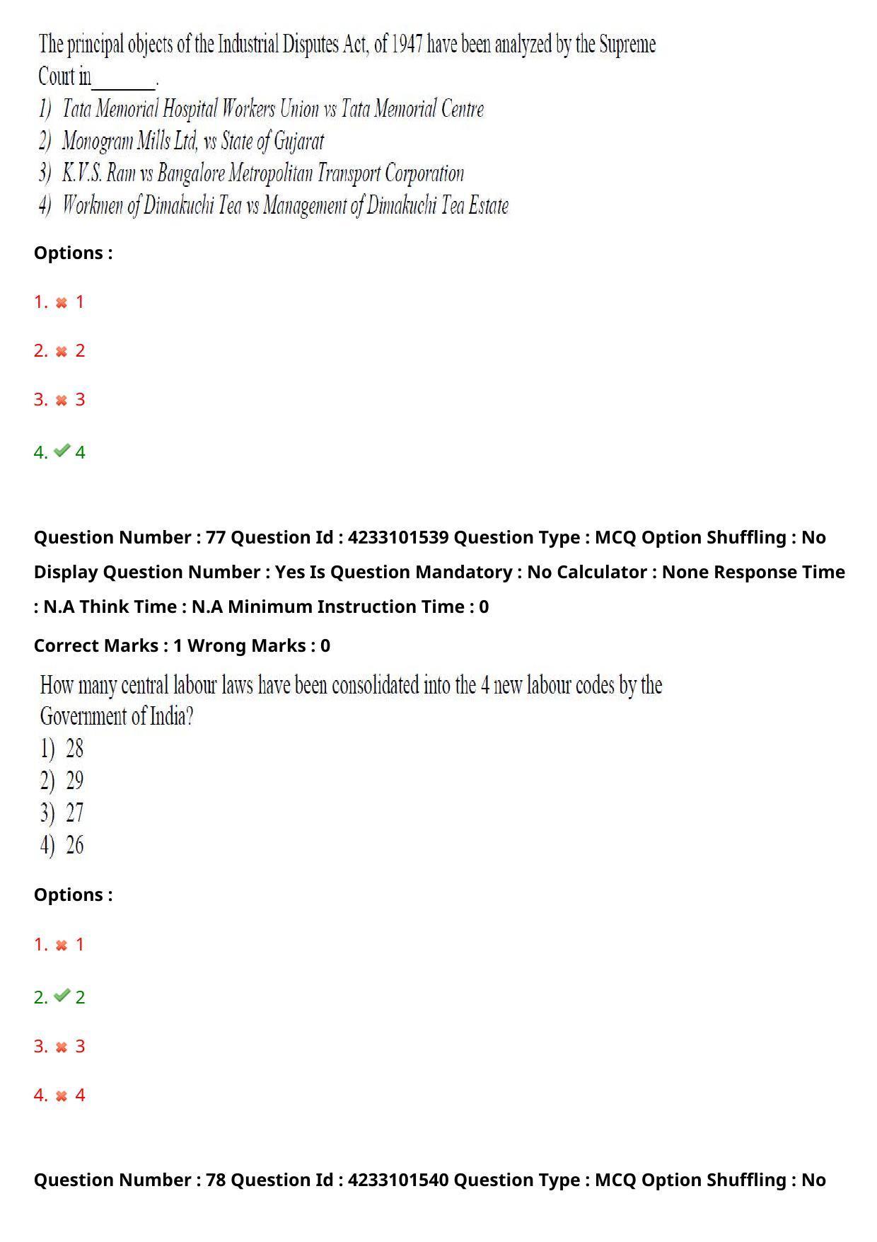 TS PGLCET 2023 LL.M Question Paper - Page 46