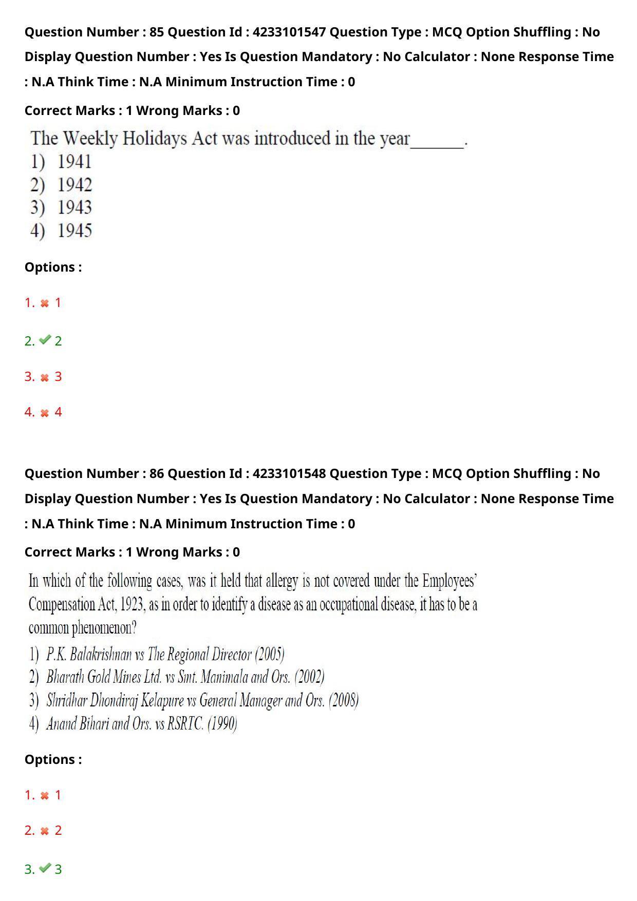 TS PGLCET 2023 LL.M Question Paper - Page 51