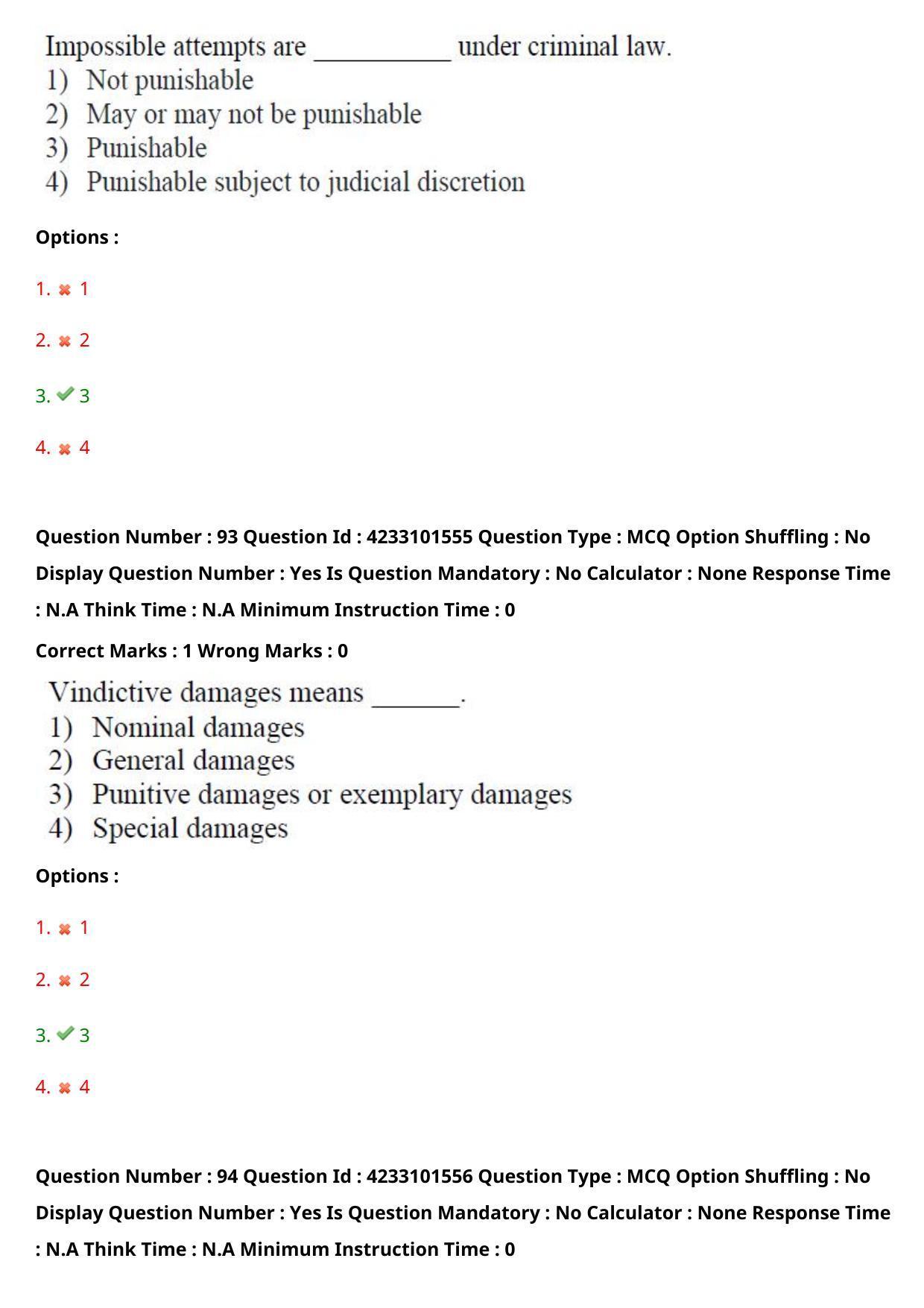 TS PGLCET 2023 LL.M Question Paper - Page 55