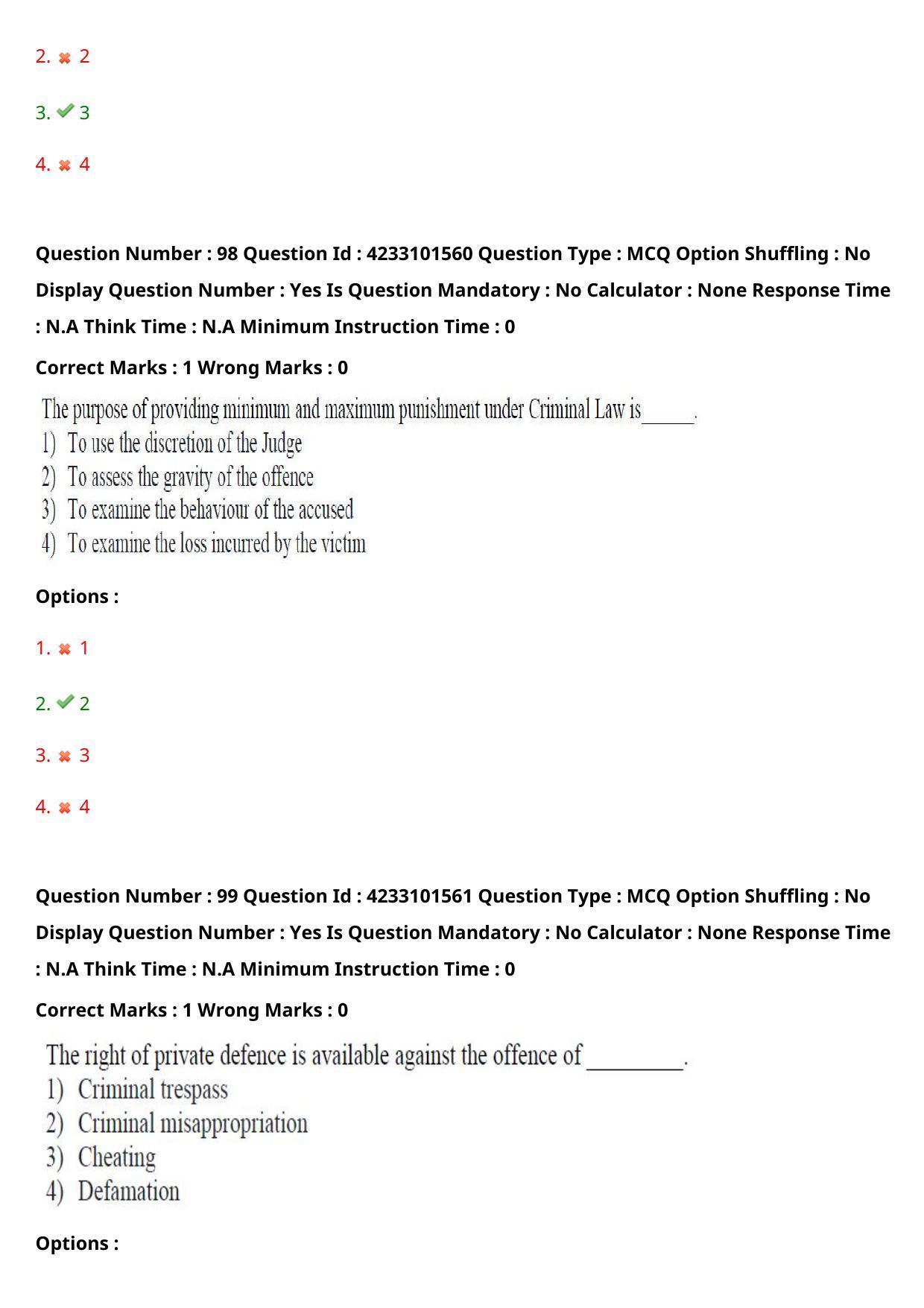 TS PGLCET 2023 LL.M Question Paper - Page 58