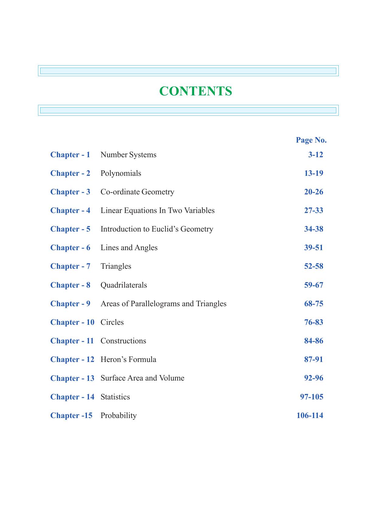 Tripura Board Class 9 Math English Version Workbooks - Page 5