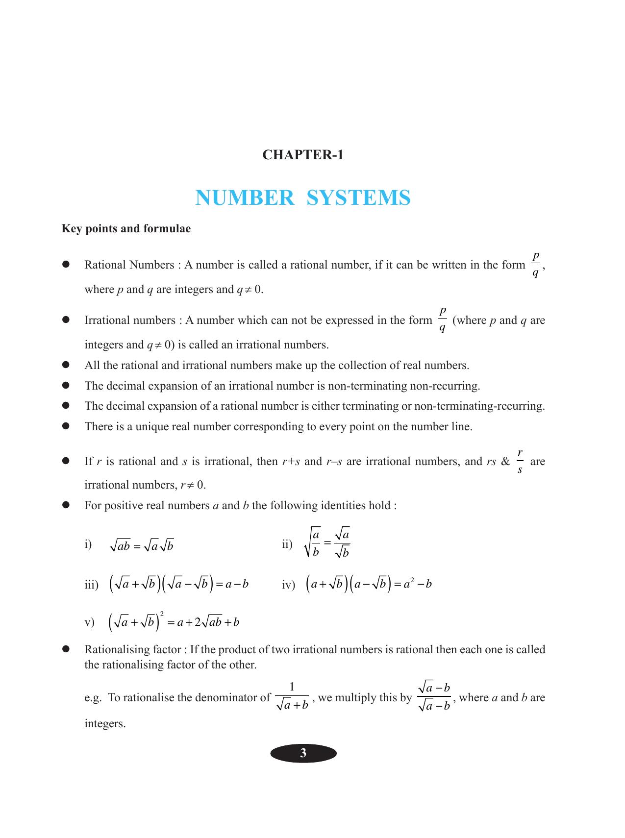 Tripura Board Class 9 Math English Version Workbooks - Page 7