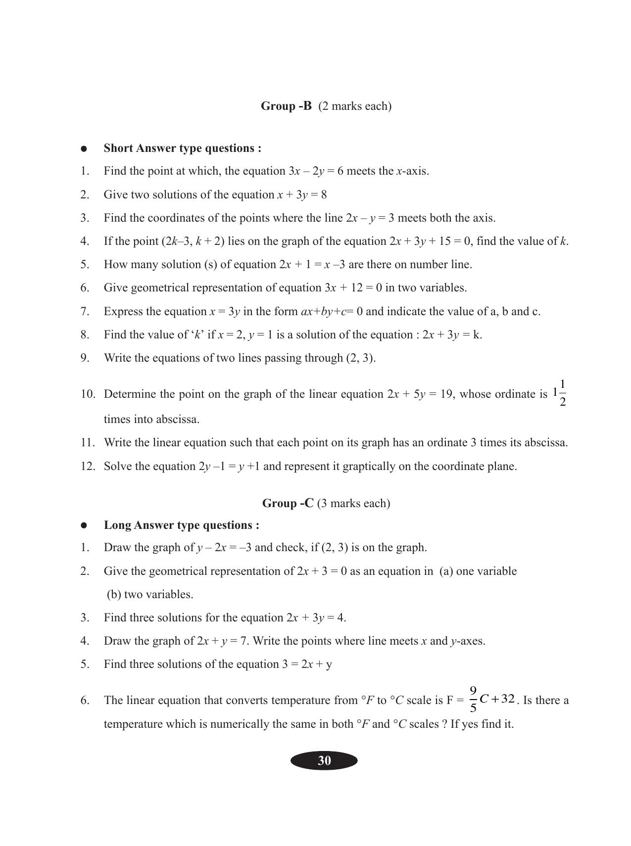 Tripura Board Class 9 Math English Version Workbooks - Page 34