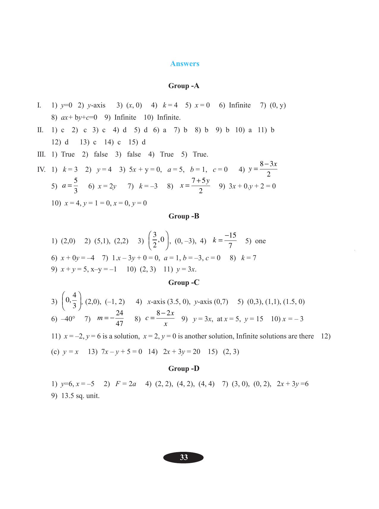 Tripura Board Class 9 Math English Version Workbooks - Page 37