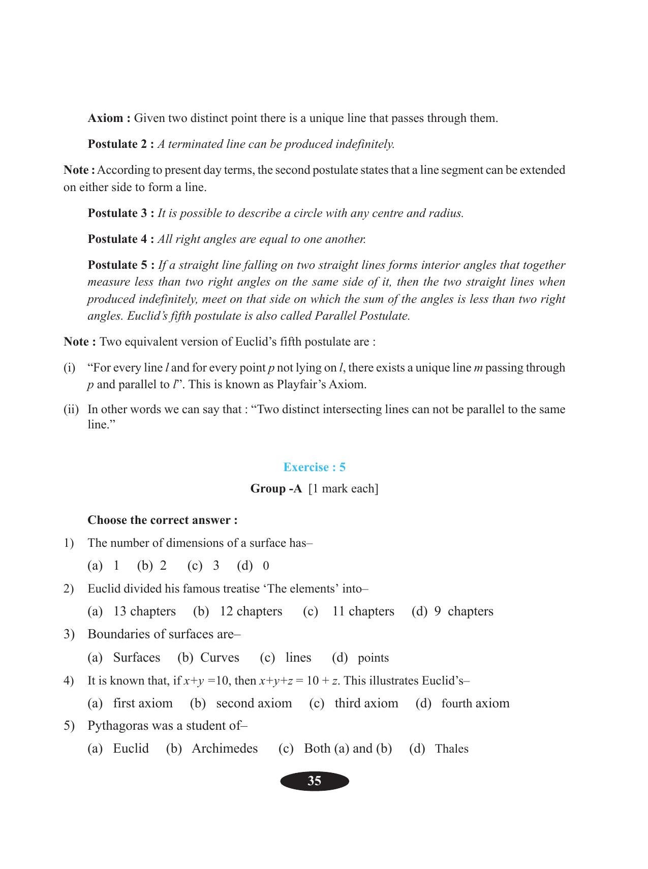 Tripura Board Class 9 Math English Version Workbooks - Page 39
