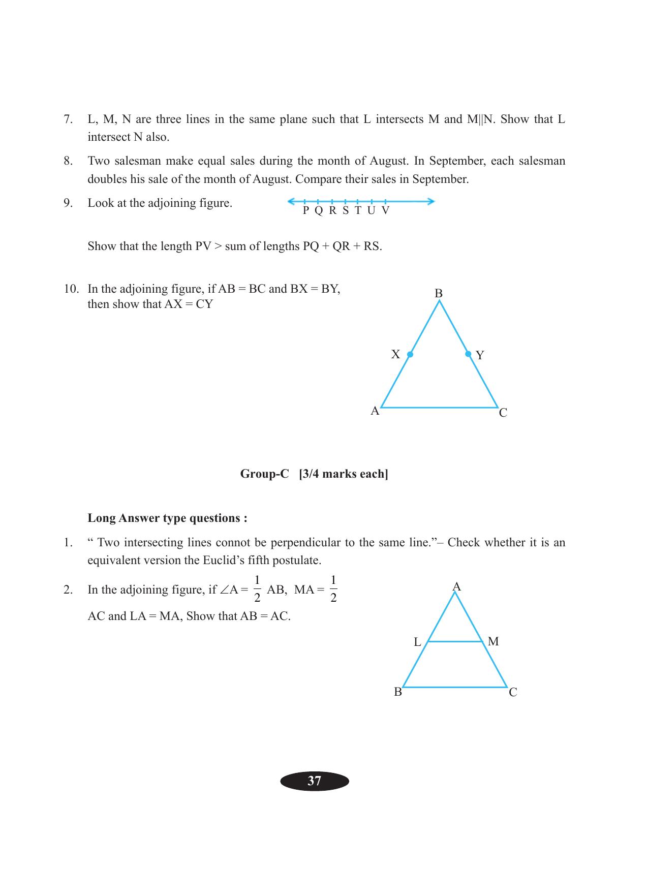 Tripura Board Class 9 Math English Version Workbooks - Page 41