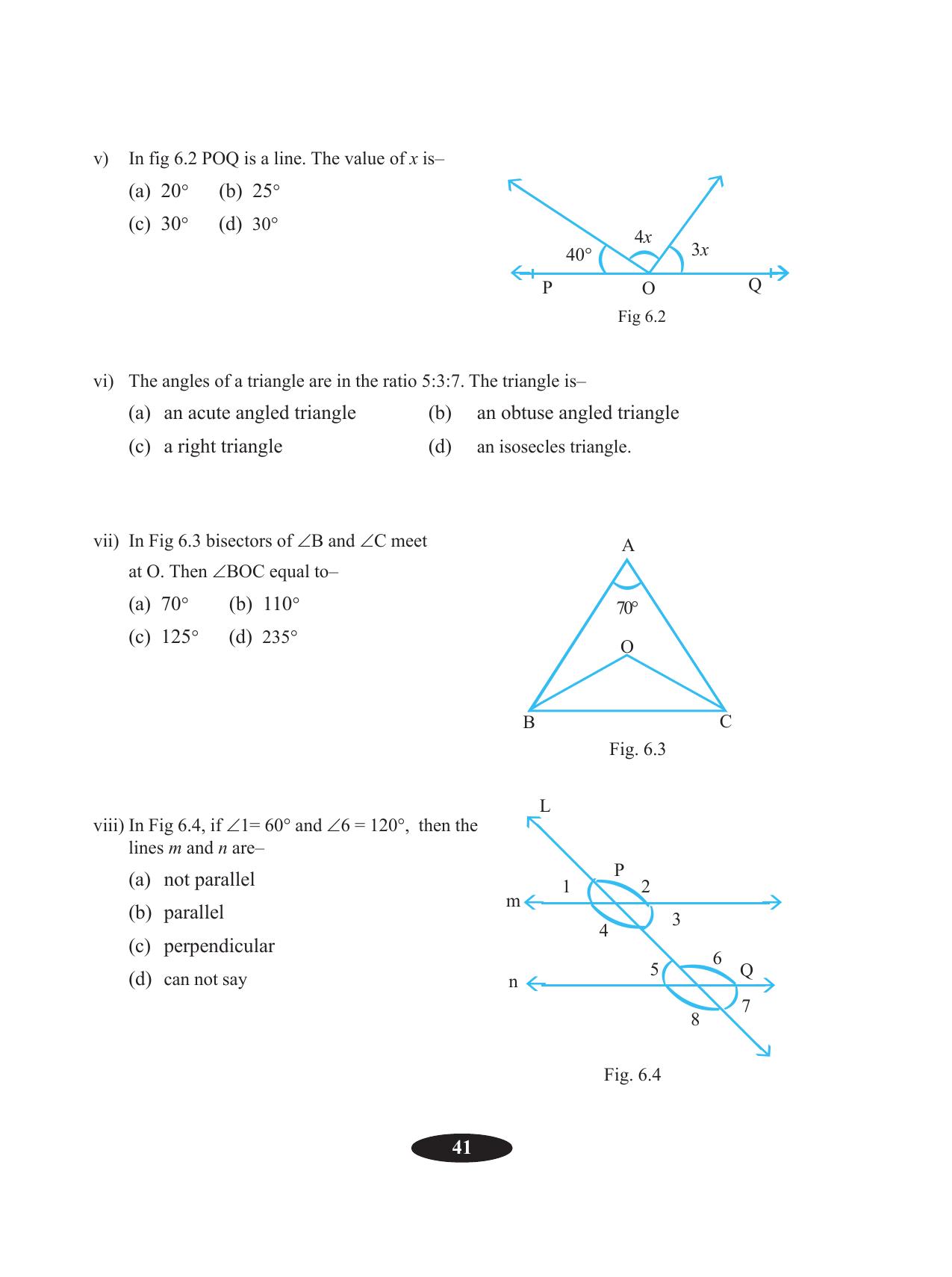 Tripura Board Class 9 Math English Version Workbooks - Page 45