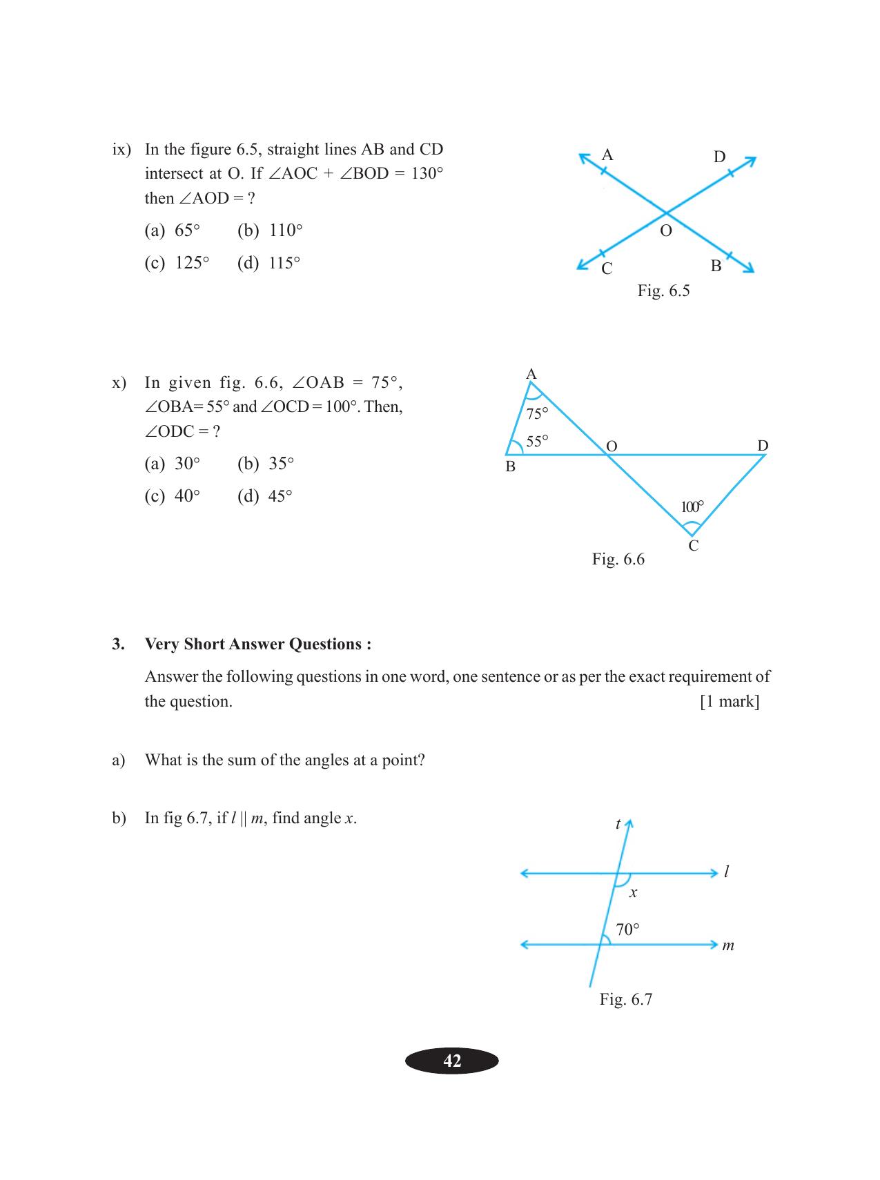 Tripura Board Class 9 Math English Version Workbooks - Page 46