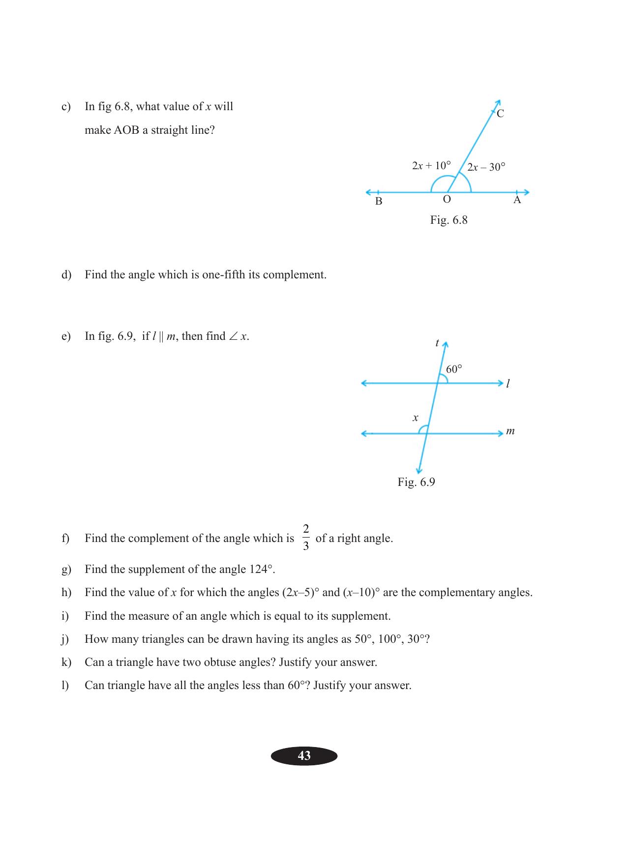 Tripura Board Class 9 Math English Version Workbooks - Page 47