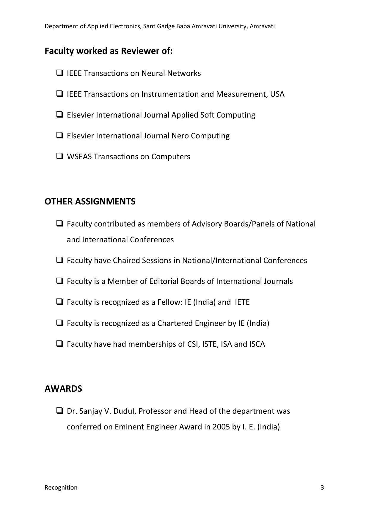 Dwonload Pdf - RTMNU Applied Electronics of RECOGNITION Syllabus. - Page 3