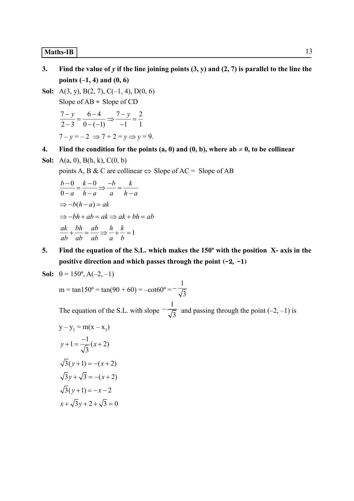 TS SCERT Inter 2nd Year Maths IB EM Path 1 (Telugu Medium) Text Book - Page 18