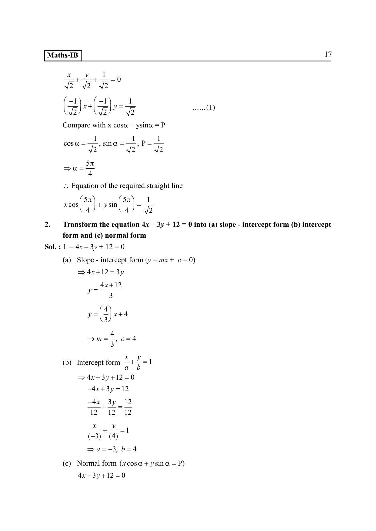 TS SCERT Inter 2nd Year Maths IB EM Path 1 (Telugu Medium) Text Book - Page 22