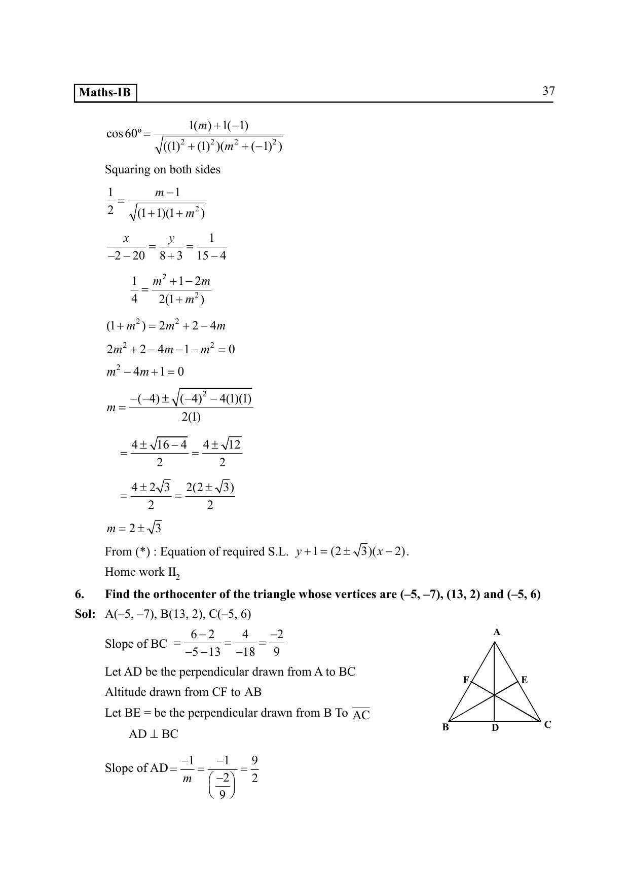 TS SCERT Inter 2nd Year Maths IB EM Path 1 (Telugu Medium) Text Book - Page 42