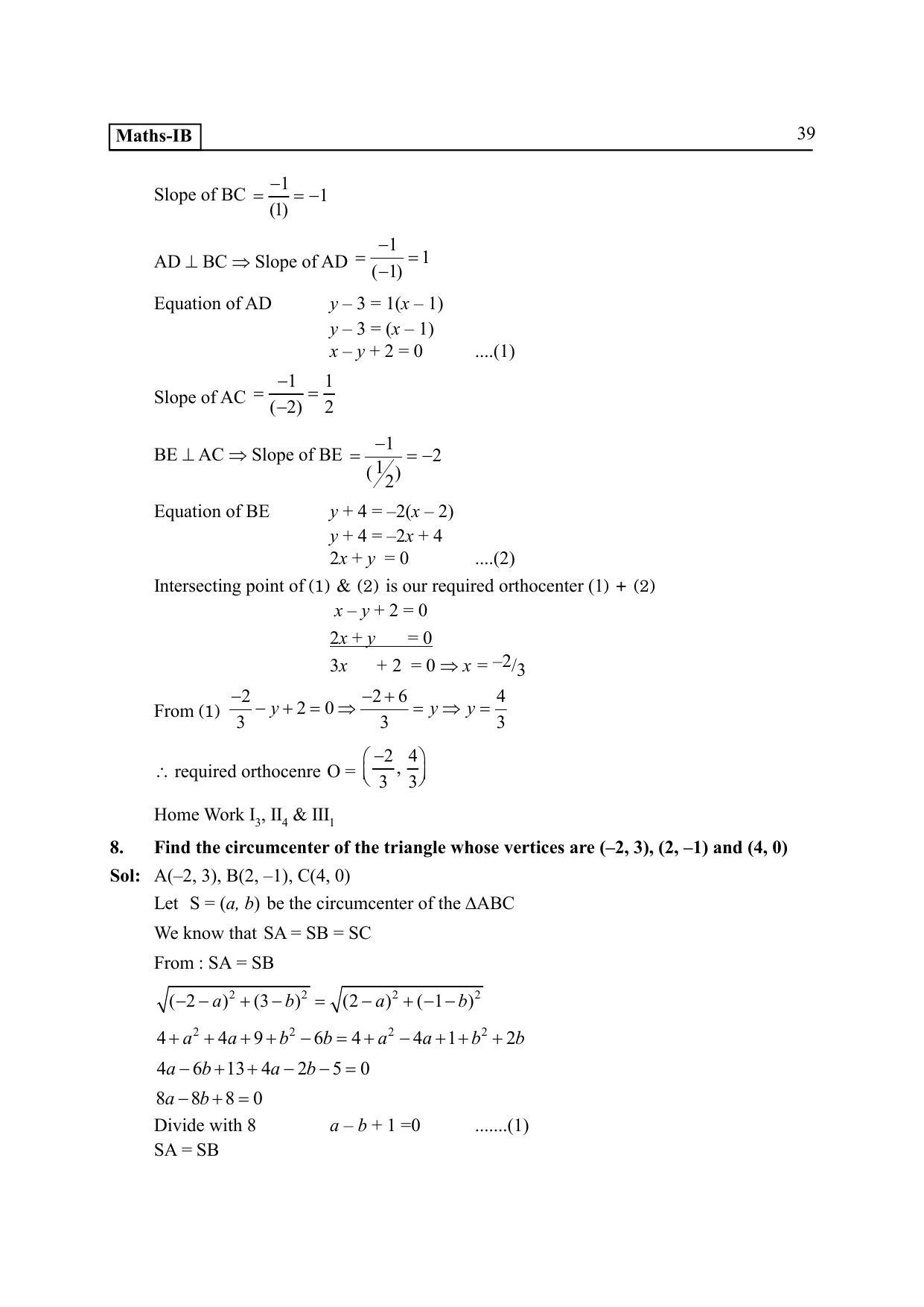 TS SCERT Inter 2nd Year Maths IB EM Path 1 (Telugu Medium) Text Book - Page 44
