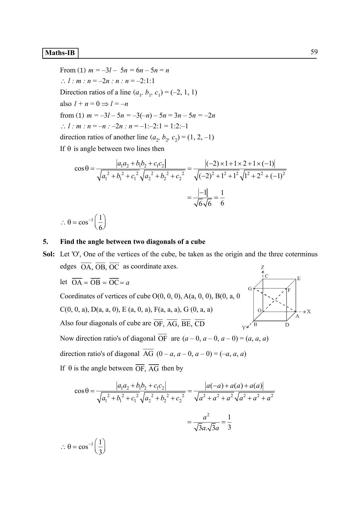 TS SCERT Inter 2nd Year Maths IB EM Path 1 (Telugu Medium) Text Book - Page 64