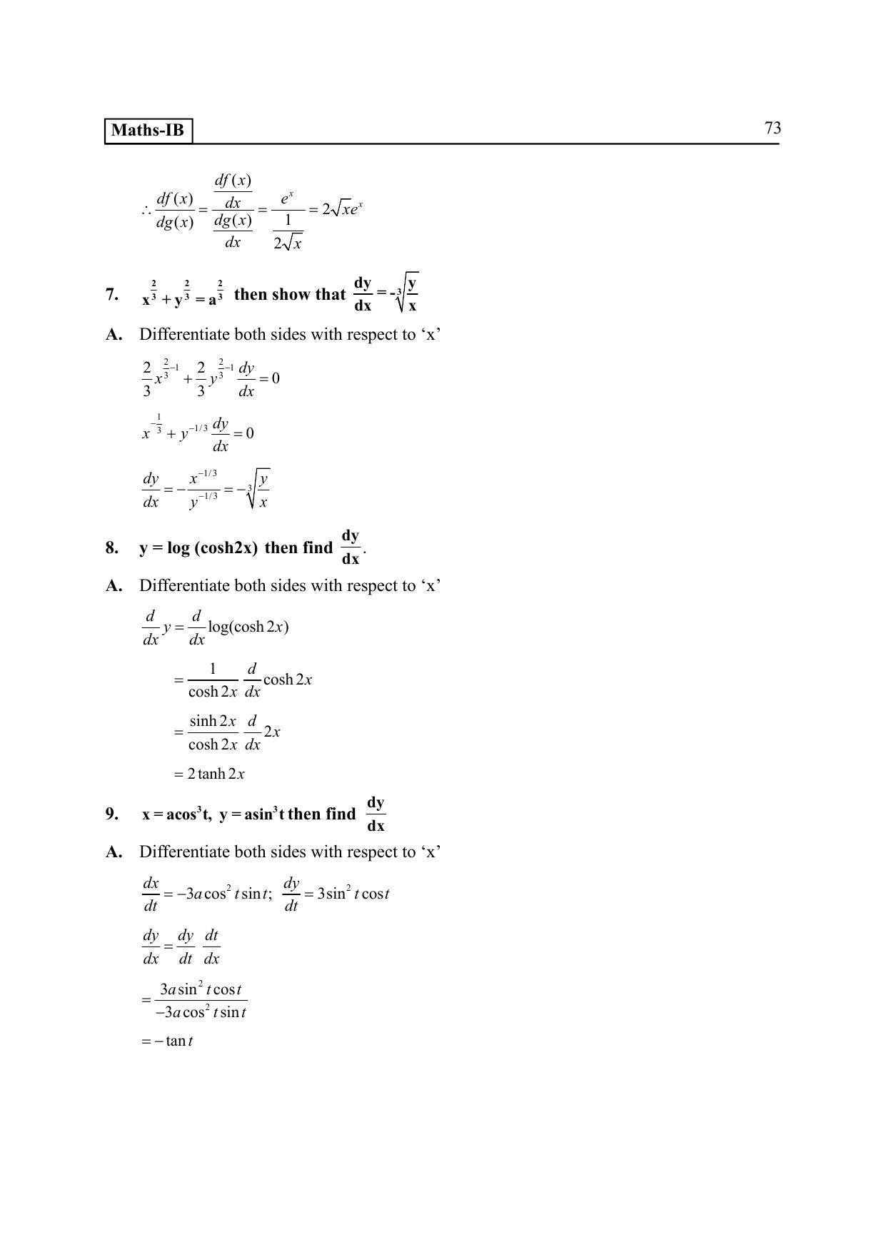 TS SCERT Inter 2nd Year Maths IB EM Path 1 (Telugu Medium) Text Book - Page 78