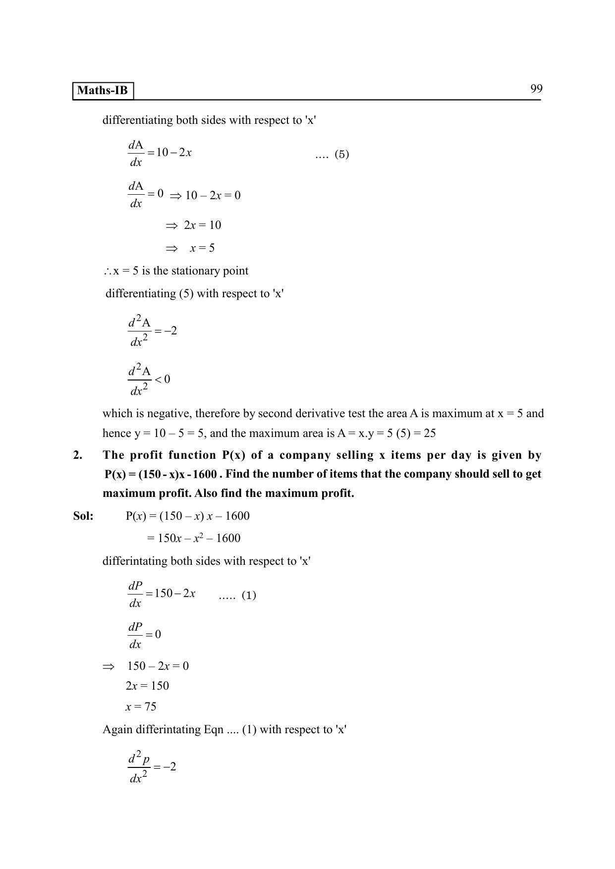 TS SCERT Inter 2nd Year Maths IB EM Path 1 (Telugu Medium) Text Book - Page 104