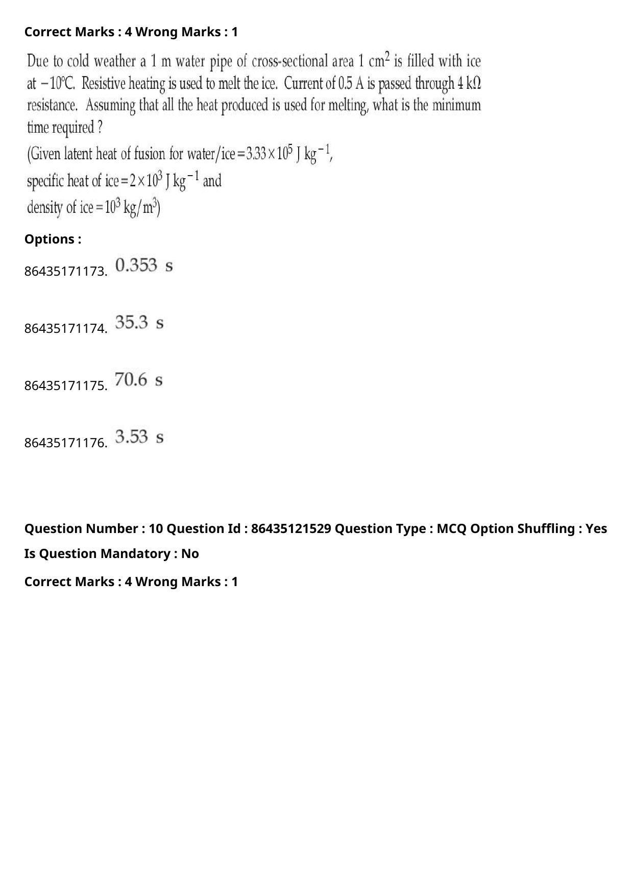 JEE Mains 2021: B Arch & B Planning English (Shift 2) 01-09-2021 Question Paper - Page 8