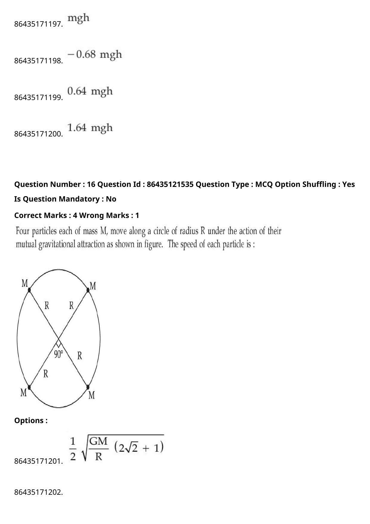 JEE Mains 2021: B Arch & B Planning English (Shift 2) 01-09-2021 Question Paper - Page 14