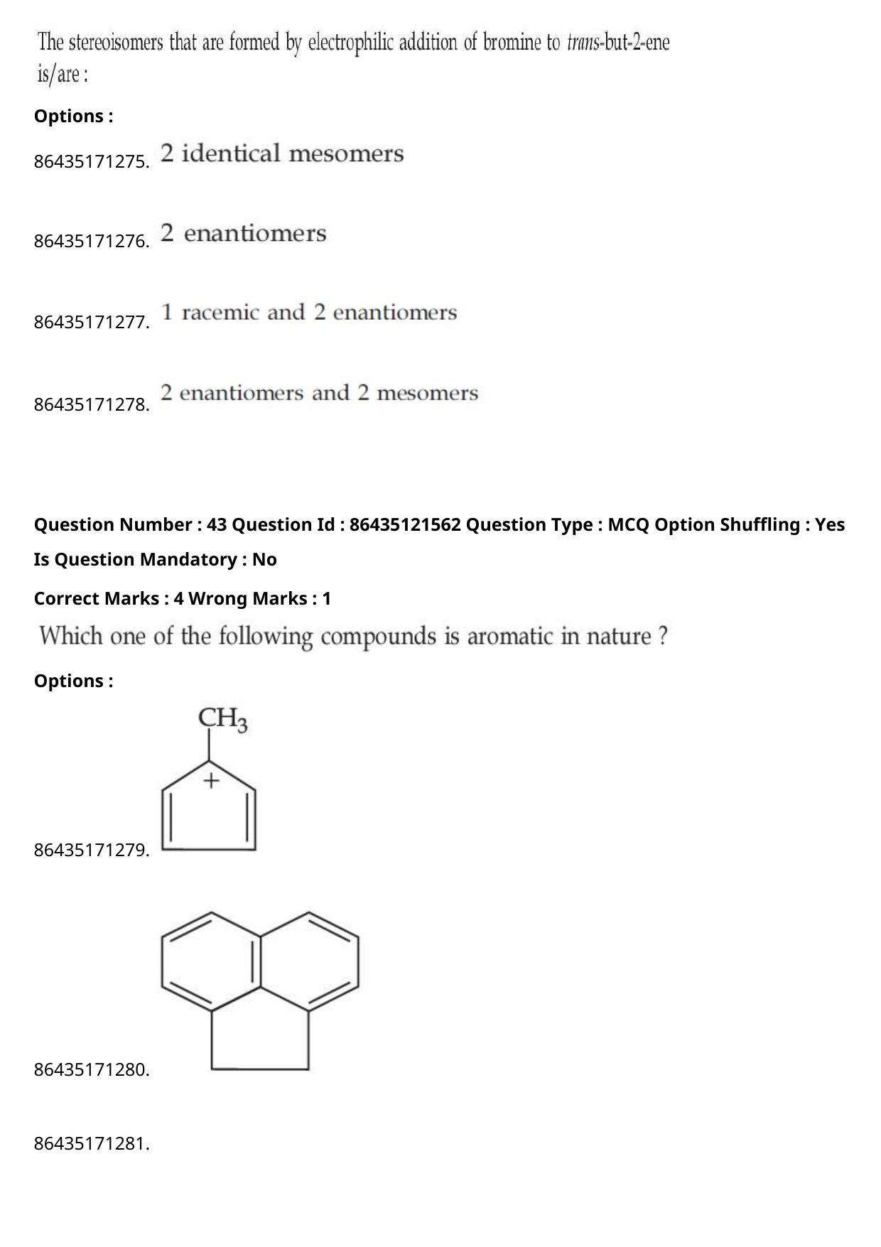 JEE Mains 2021: B Arch & B Planning English (Shift 2) 01-09-2021 Question Paper - Page 31