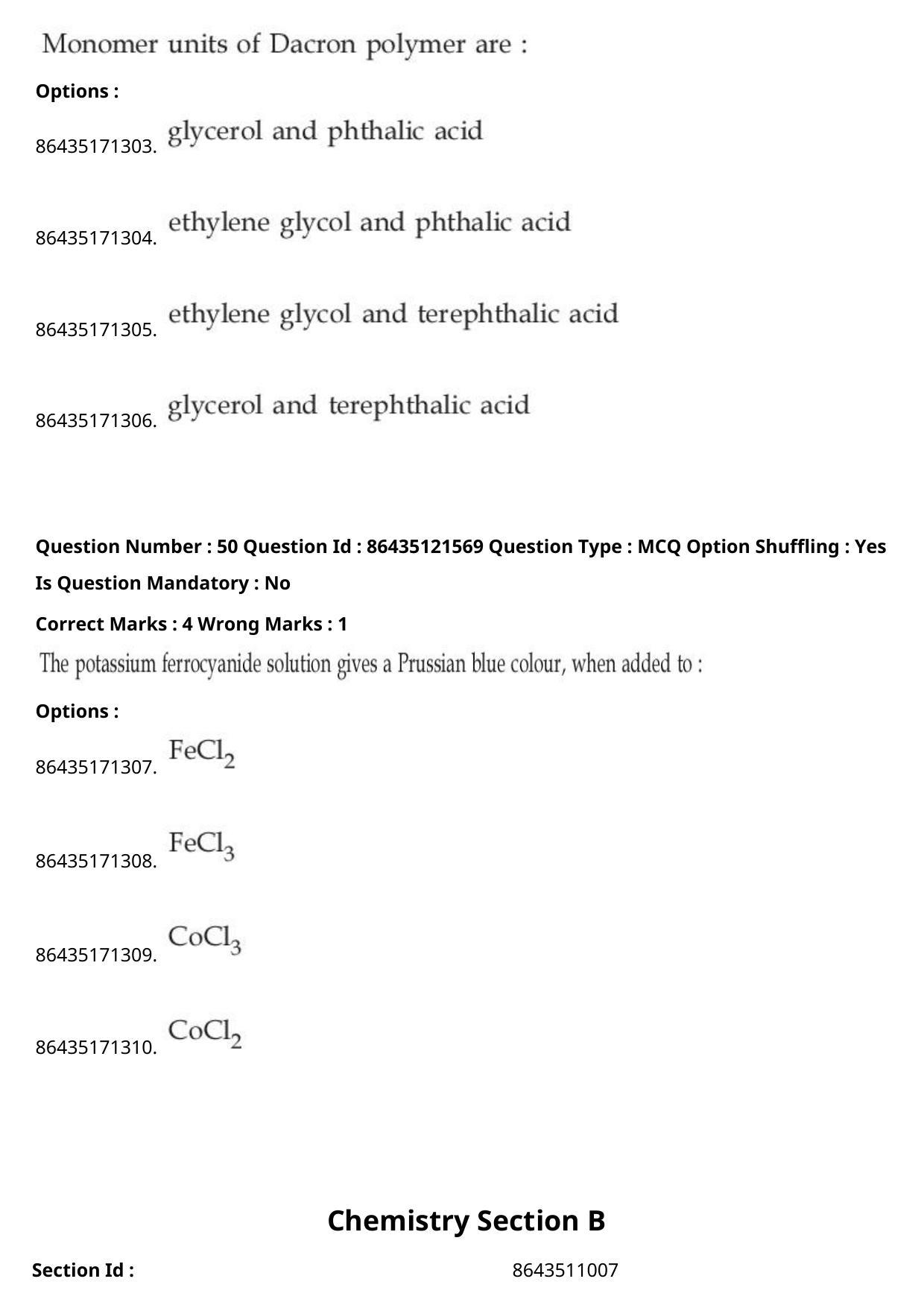 JEE Mains 2021: B Arch & B Planning English (Shift 2) 01-09-2021 Question Paper - Page 36