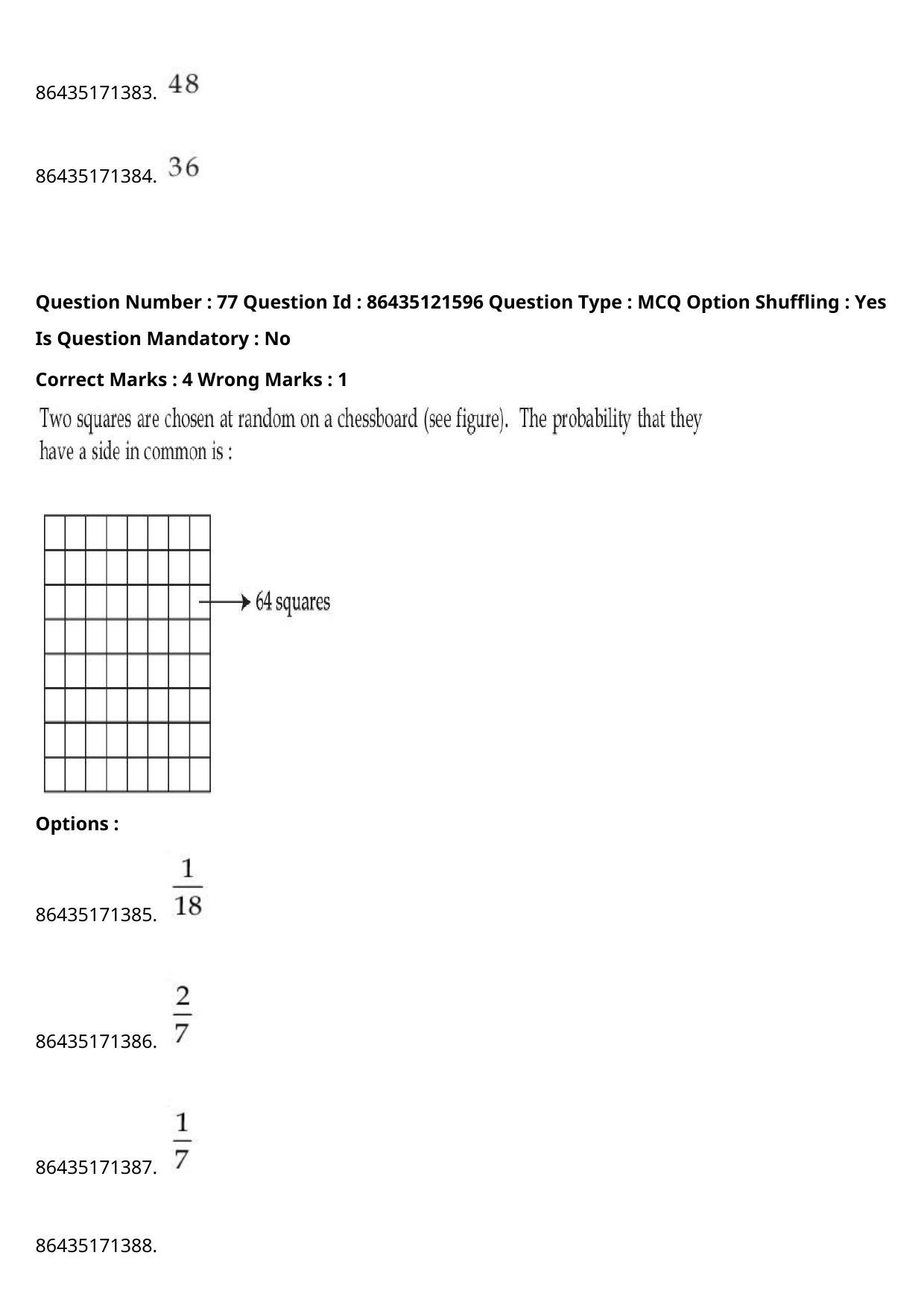 JEE Mains 2021: B Arch & B Planning English (Shift 2) 01-09-2021 Question Paper - Page 52