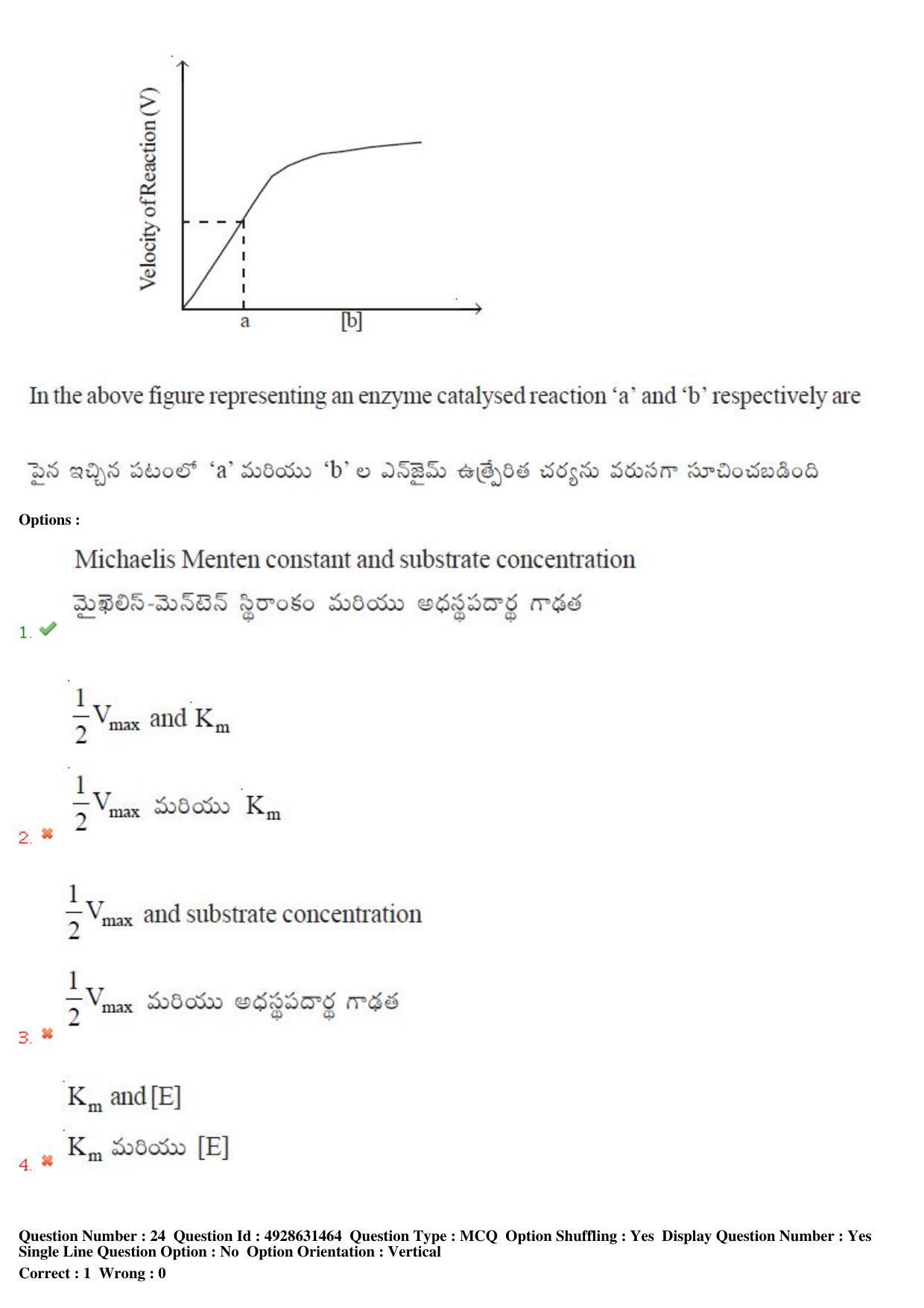TS EAMCET 2018 Agriculture and Medical Question Paper with Key (3 May 2018 Forenoon) - Page 24