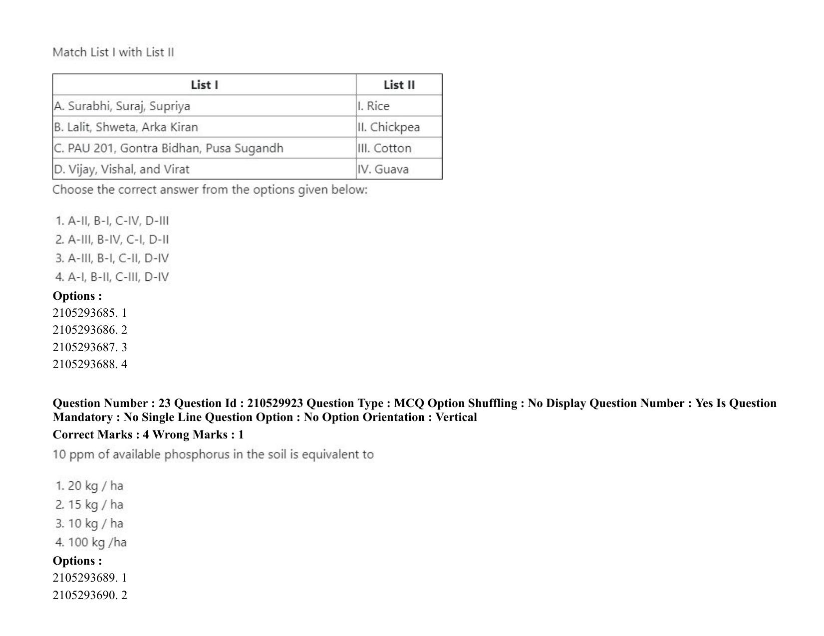 ICAR AIEEA PG 2020 SOCIAL SCIENCES Question Paper - Page 17