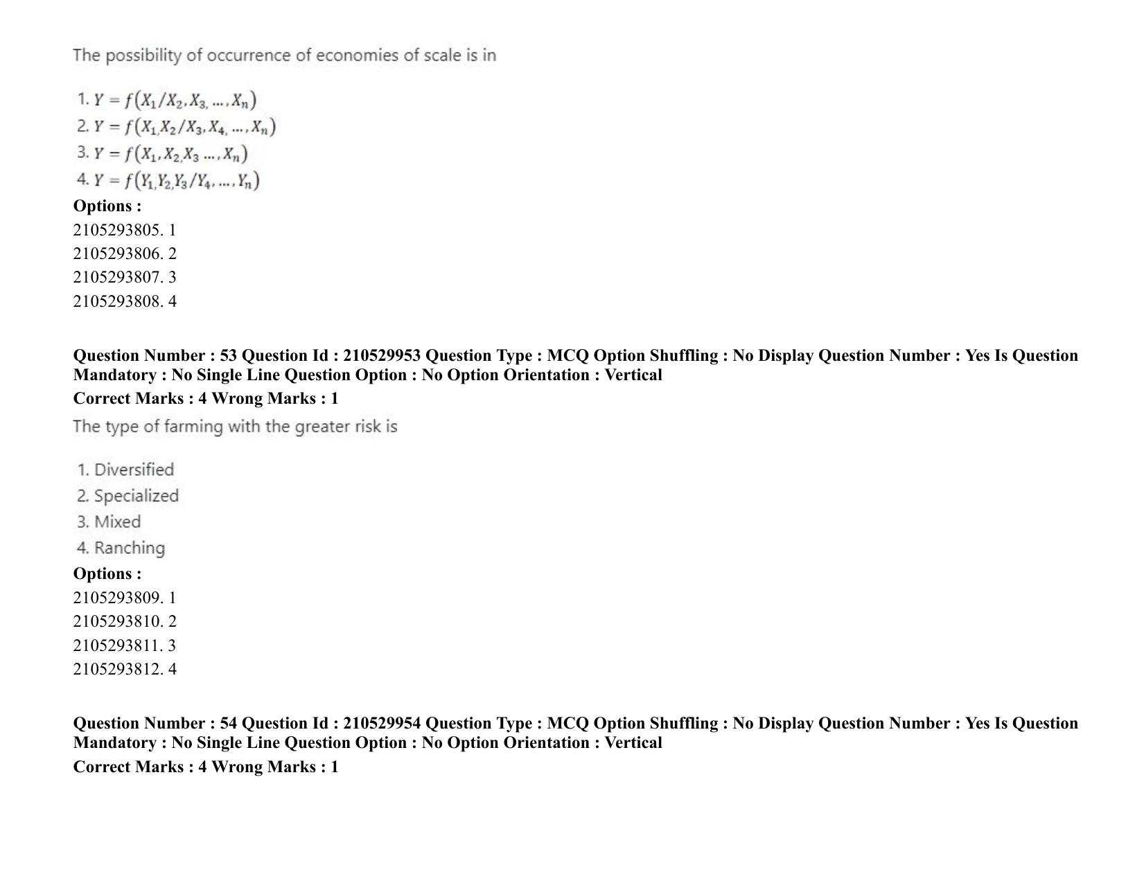 ICAR AIEEA PG 2020 SOCIAL SCIENCES Question Paper - Page 35