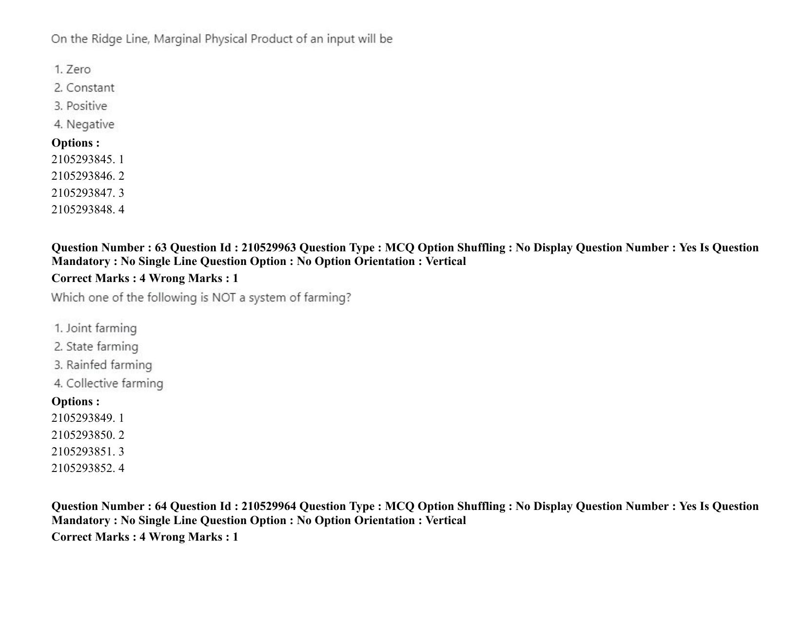 ICAR AIEEA PG 2020 SOCIAL SCIENCES Question Paper - Page 40