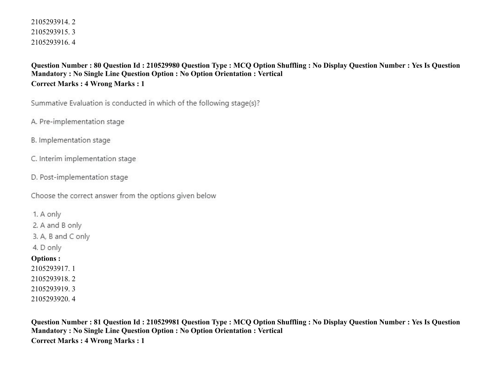 ICAR AIEEA PG 2020 SOCIAL SCIENCES Question Paper - Page 50