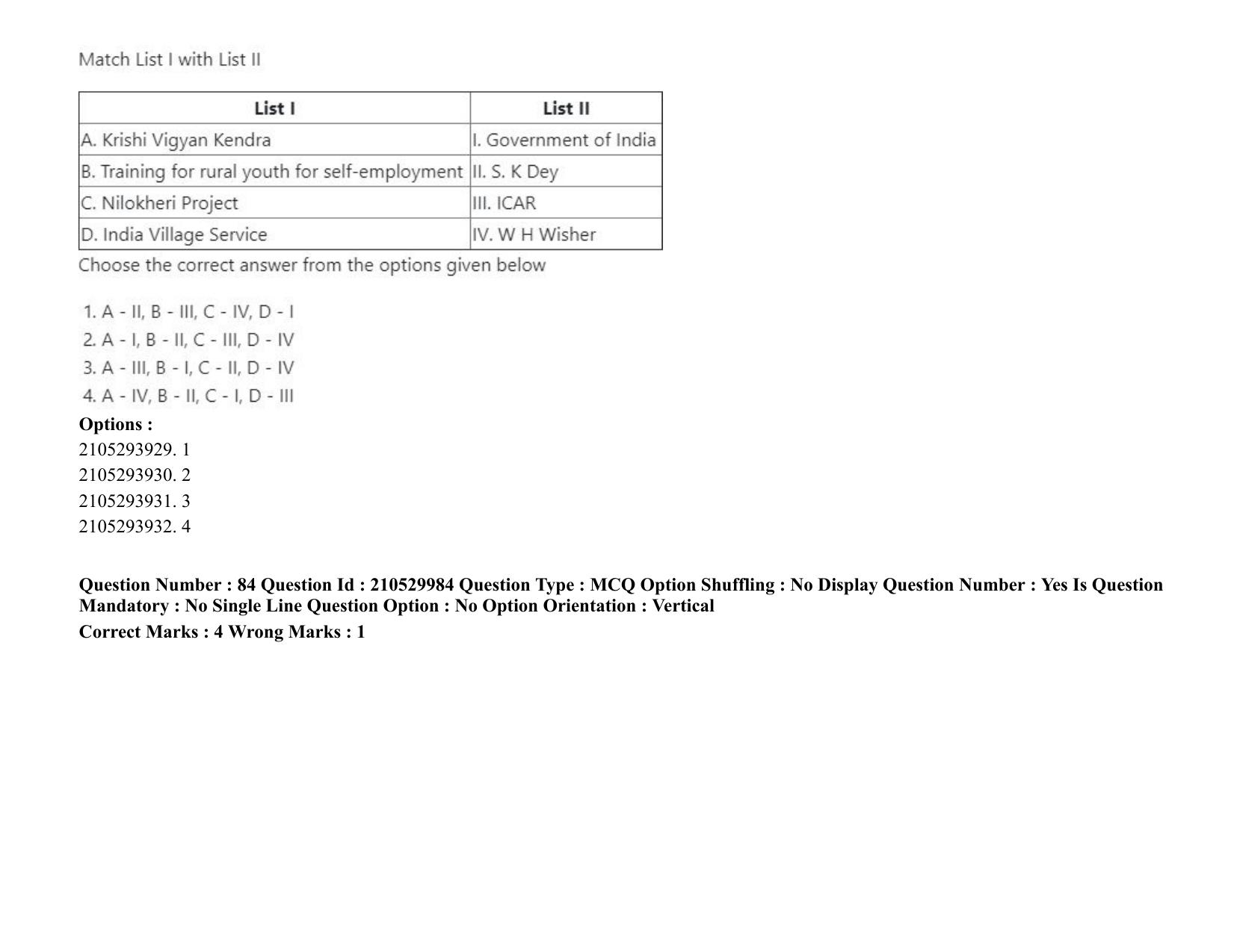 ICAR AIEEA PG 2020 SOCIAL SCIENCES Question Paper - Page 53