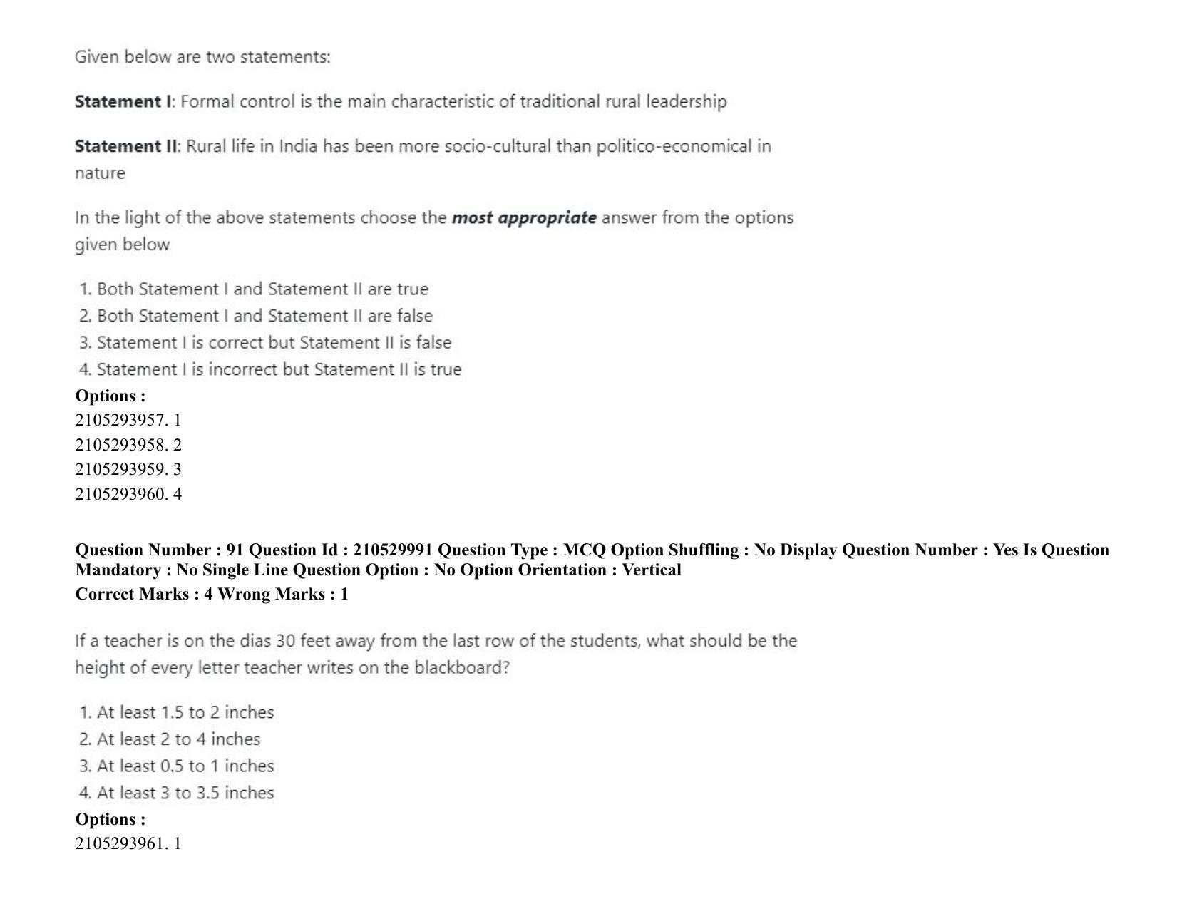 ICAR AIEEA PG 2020 SOCIAL SCIENCES Question Paper - Page 58