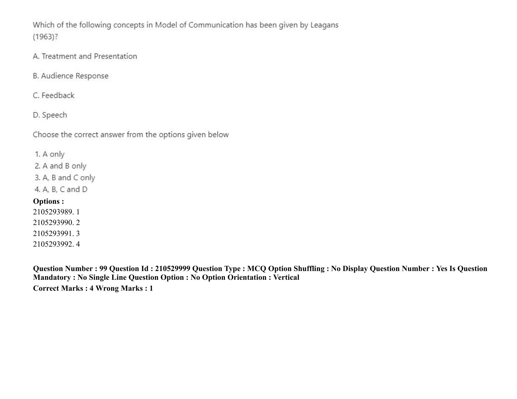 ICAR AIEEA PG 2020 SOCIAL SCIENCES Question Paper - Page 63