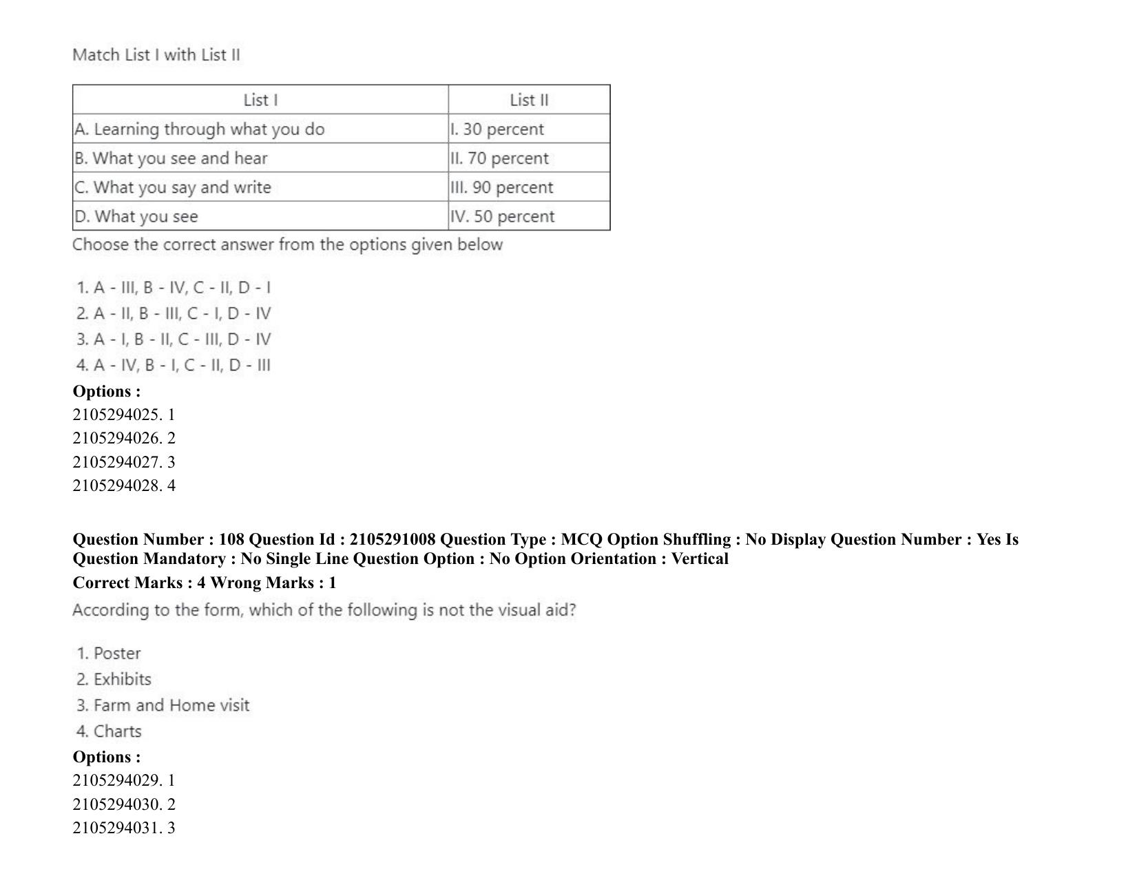 ICAR AIEEA PG 2020 SOCIAL SCIENCES Question Paper - Page 72