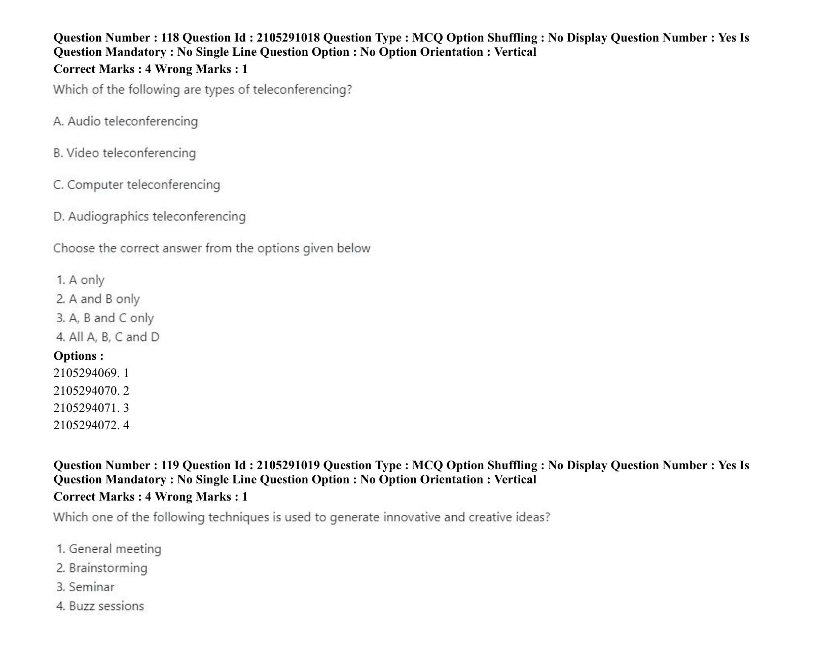 ICAR AIEEA PG 2020 SOCIAL SCIENCES Question Paper - Page 80